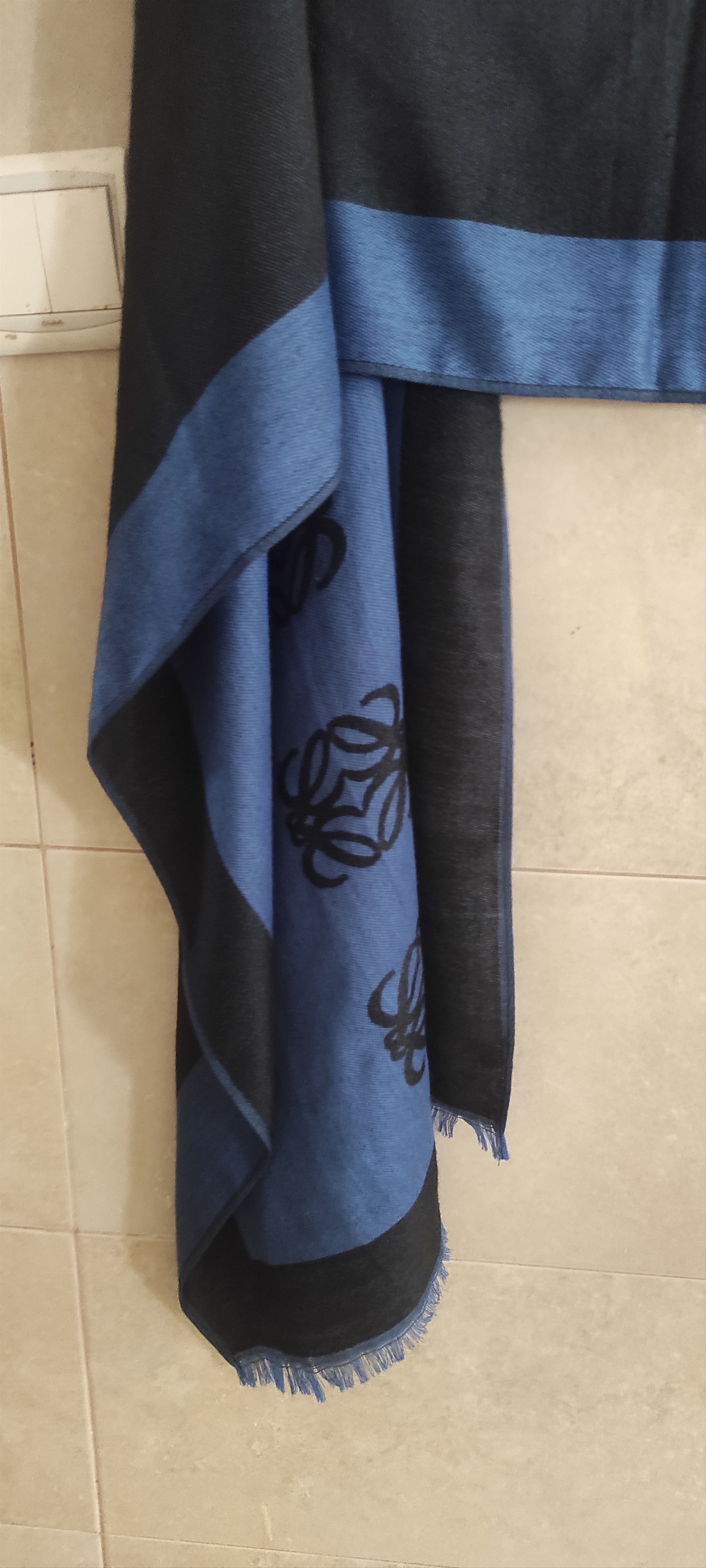 Loewe Loewe Women's Plaid Wool & Silk Blend Anagram Scarf Size ONE SIZE - 15 Thumbnail