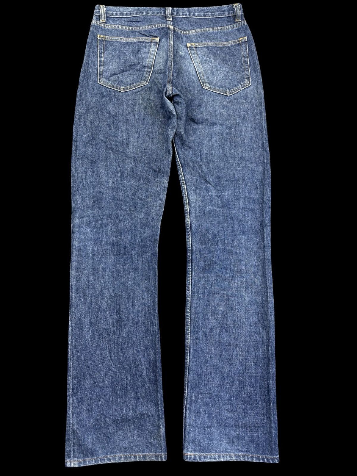 Helmut Lang 💥Vintage Helmut Lang💥90s Classic Raw Italian Cut Denim K12 Size US 29 - 2 Thumbnail