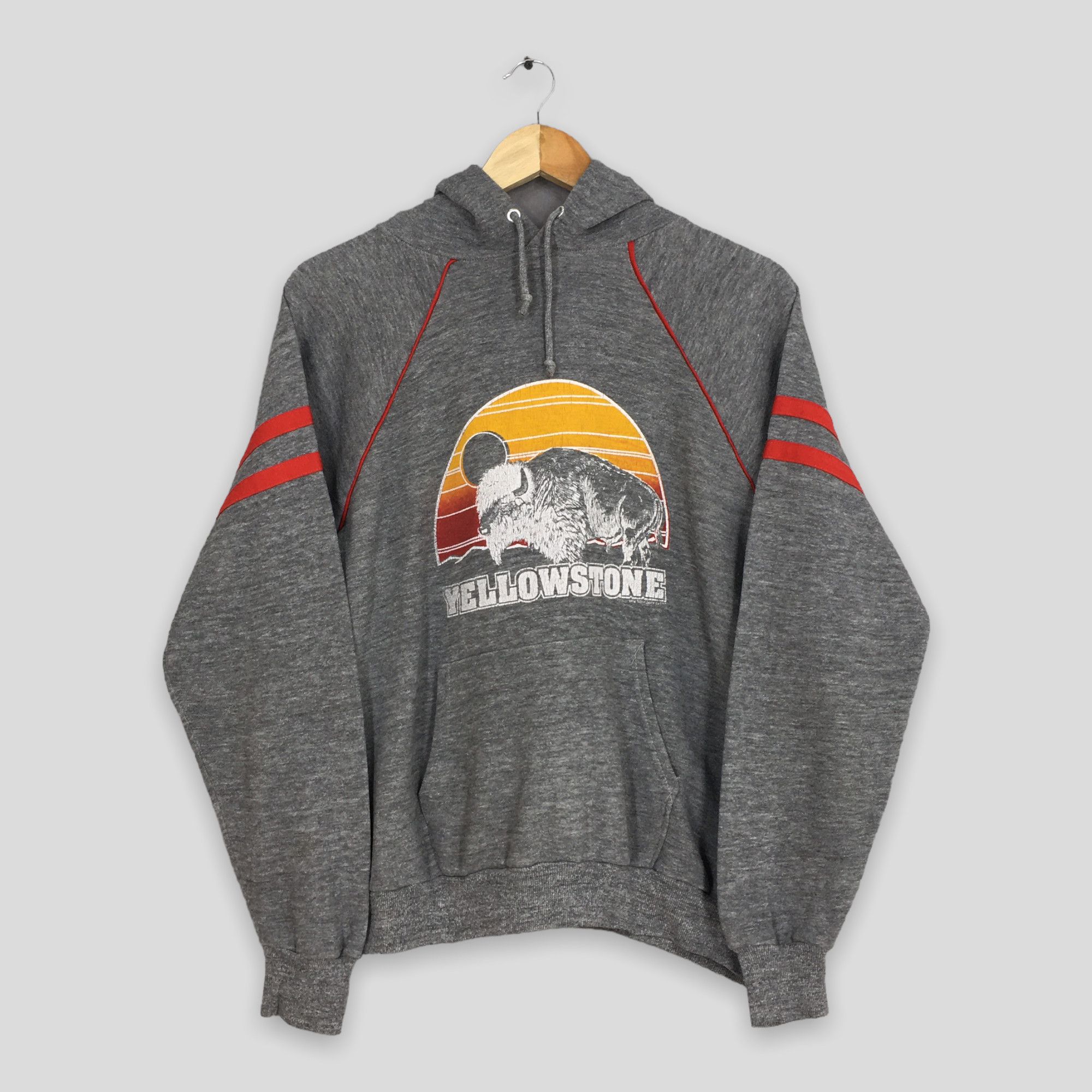 Habitat Vintage Yellowstone National Park Pullover Hoodies Large Size US L / EU 52-54 / 3 - 1 Thumbnail