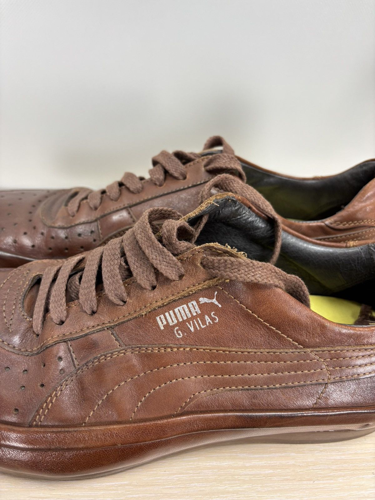 Puma Mens vintage limited leather sneakers Puma G.Vilas 96 Hours Size US 9 / EU 42 - 6 Thumbnail