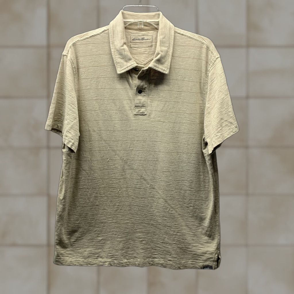 Eddie Bauer Eddie Bauer Polo Shirt Adult Large Brown Cotton Outdoors Mens Activewear Polo Shirt Brown 2 Size US L / EU 52-54 / 3 - 1 Thumbnail