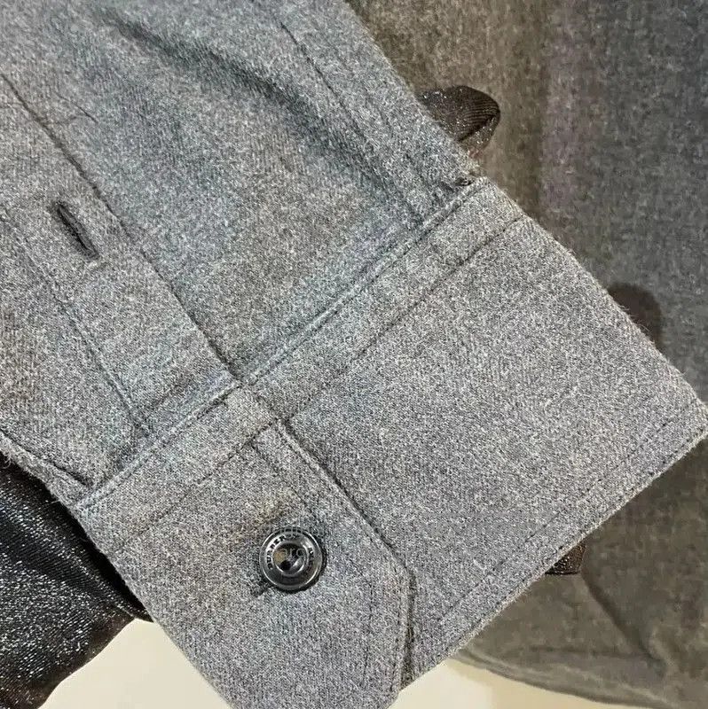 Burberry Burberry Gray Cotton Blend Men's Shirt. Size US S / EU 44-46 / 1 - 2 Thumbnail