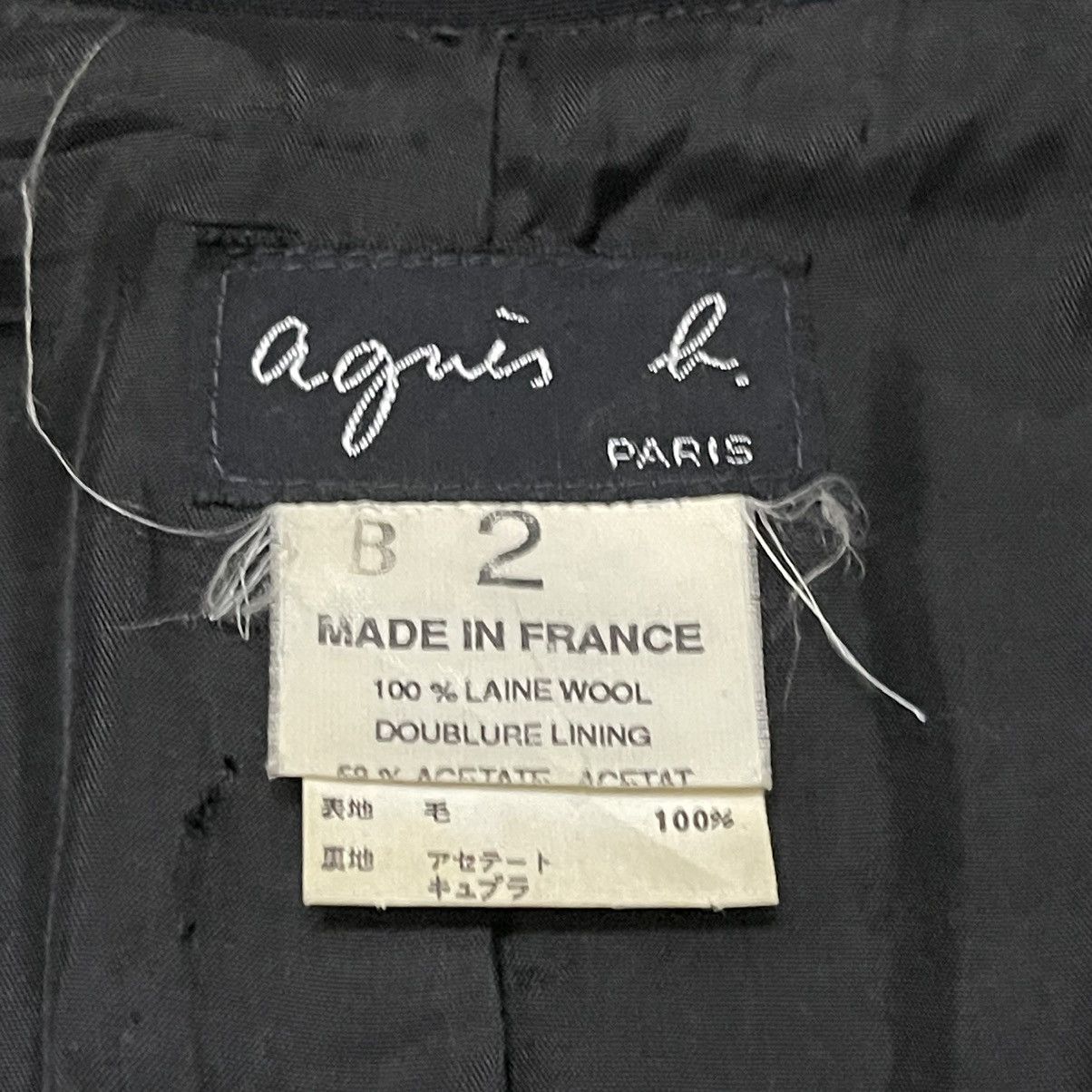 agnes b. Vintage Agnes B Laine Wool Blazer Size M / US 6-8 / IT 42-44 - 6 Thumbnail