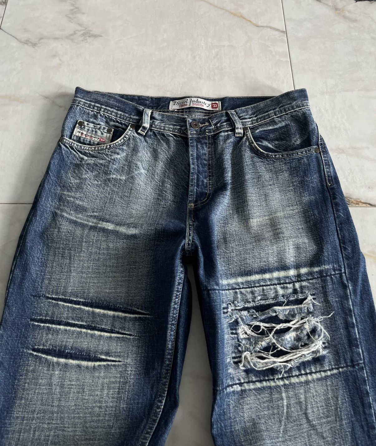 Diesel Archive Diesel Vintage Distressed Jeans Y2K 00s | Grailed