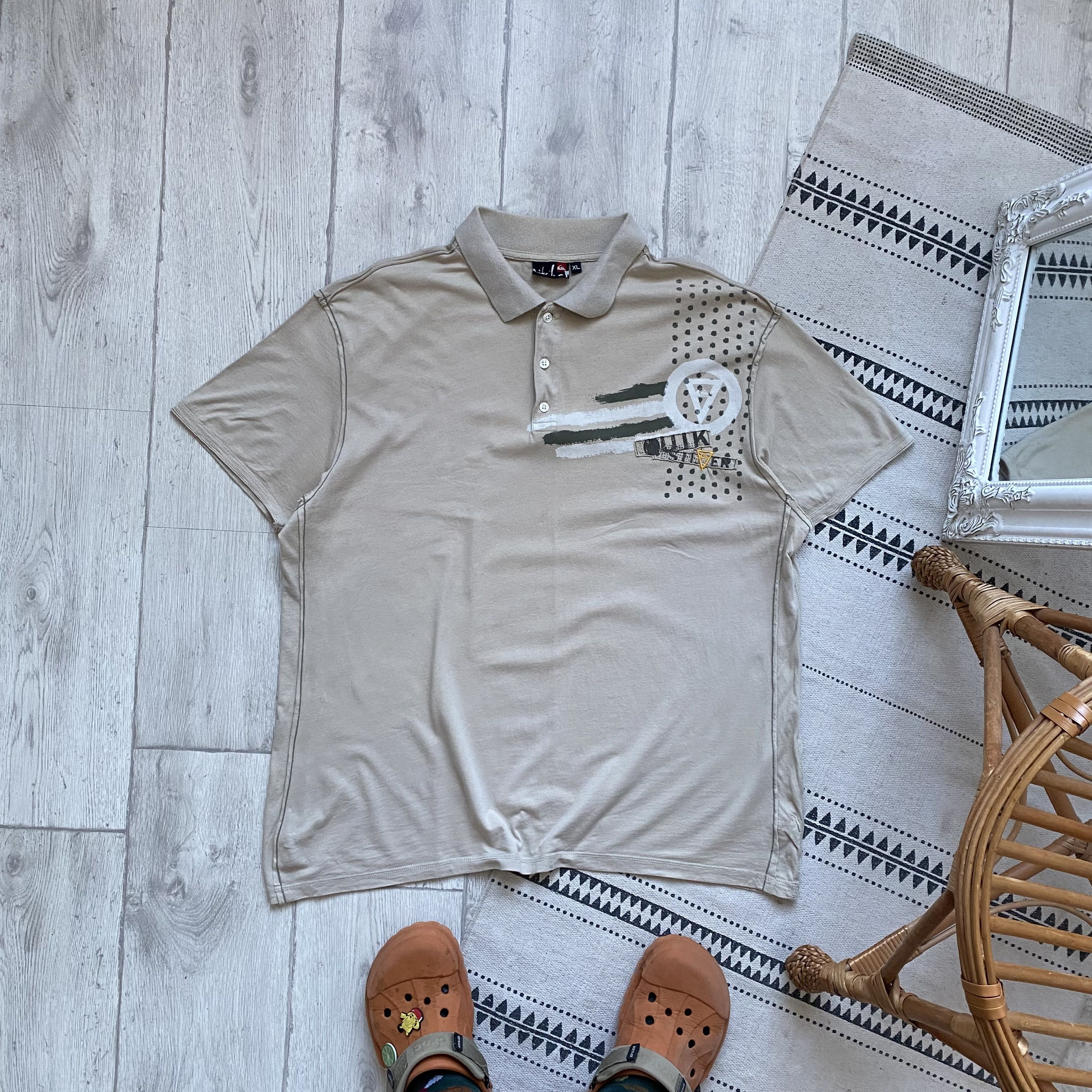 Quiksilver Vintage 90s Quiksilver tee Polo Surf Style Size US XL / EU 56 / 4 - 1 Thumbnail