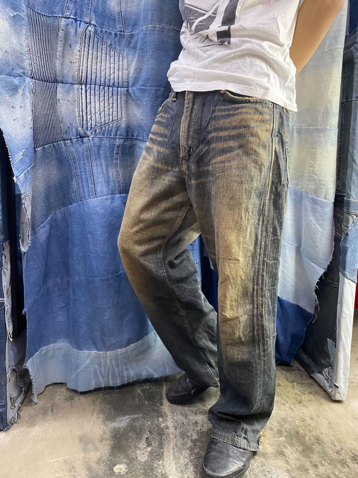 Edwin × If Six Was Nine vintage edwin selvedge 505z mudwash jeans pant Size US 29 - 17 Thumbnail