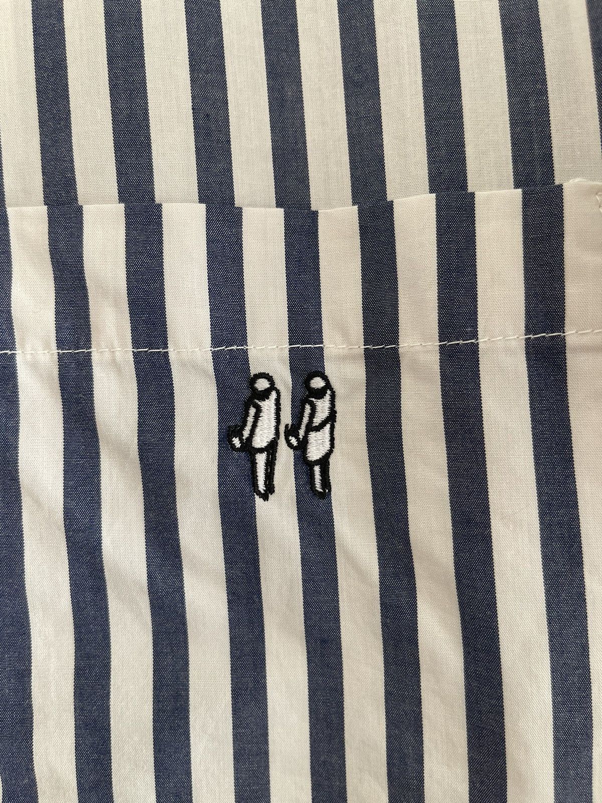 Number (N)ine Number Nine Striped Button Shirt Small Embroidery Size US M / EU 48-50 / 2 - 4 Thumbnail