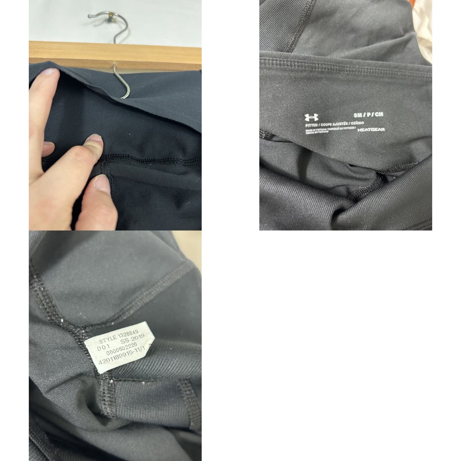 Under Armour Under Armour Leggings Womens Small Fitted Heatgear Black Ankle 26x30 Activewear Shirt? Size 28" / US 6 / IT 42 - 9 Thumbnail