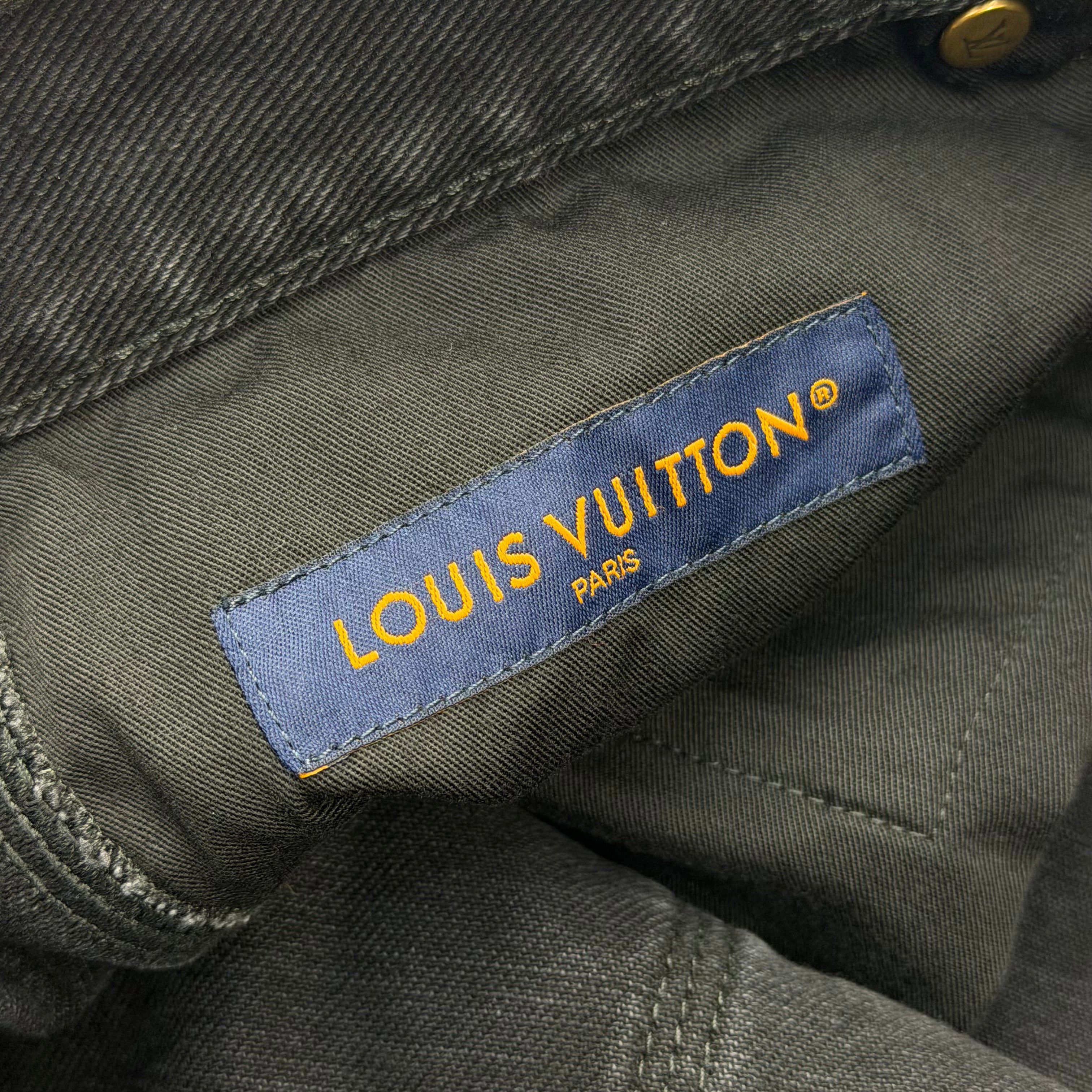 Louis Vuitton Louis Vuitton Monogram Denim Carpenter Shorts 33 Size US 33 - 7 Thumbnail
