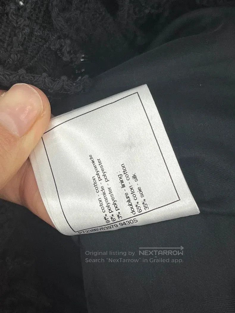 Chanel Chanel 22P Black Lapel Fringe Jacket. Size US M / EU 48-50 / 2 - 7 Thumbnail