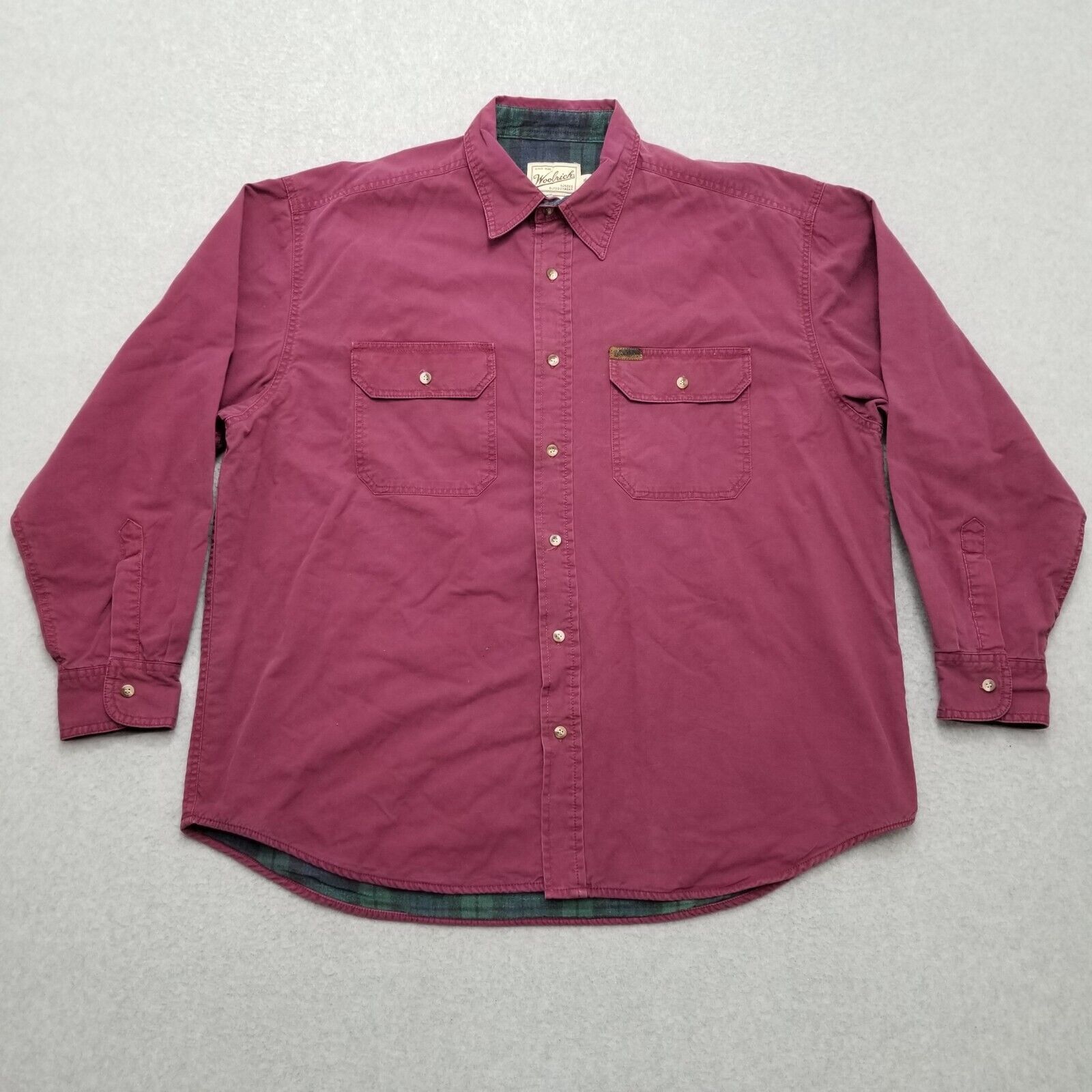 Other Woolrich Shirt Mens XL Casual Button Up Long Sleeve Pockets Size US XL / EU 56 / 4 - 1 Thumbnail