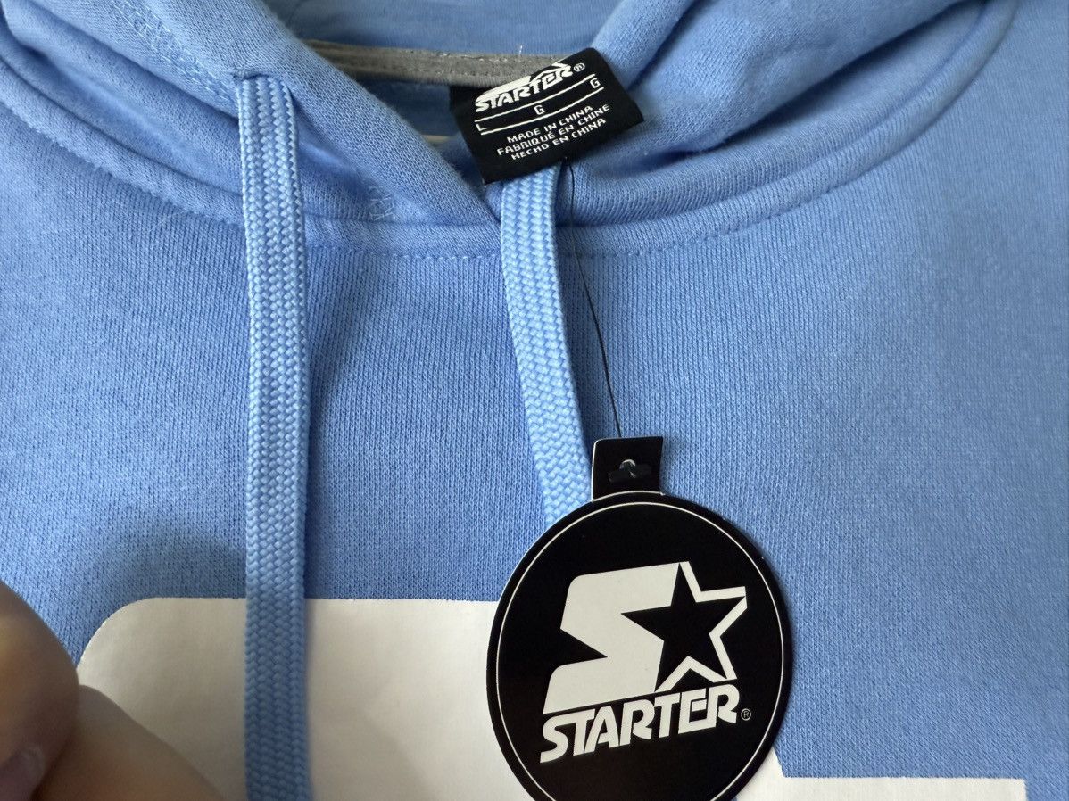 Starter NWT - STARTER Men's Sky Blue Hoodie with White Emblem Size US L / EU 52-54 / 3 - 5 Thumbnail