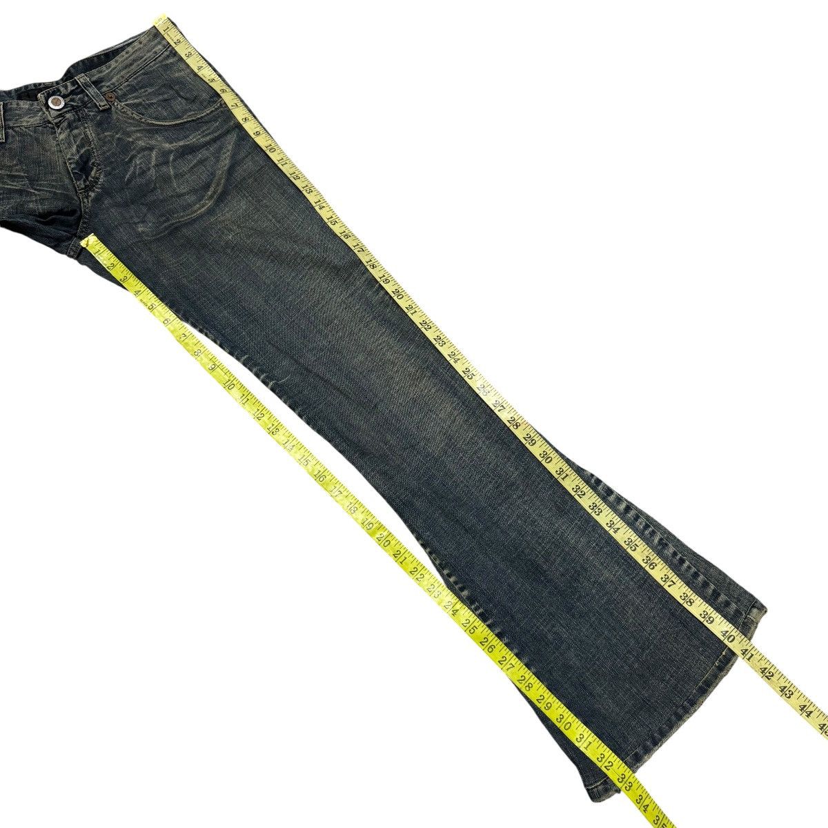 Andrew Mackenzie Andrew Mackenzie Denim Super Flare Jeans LGB Style Size US 30 / EU 46 - 17 Thumbnail