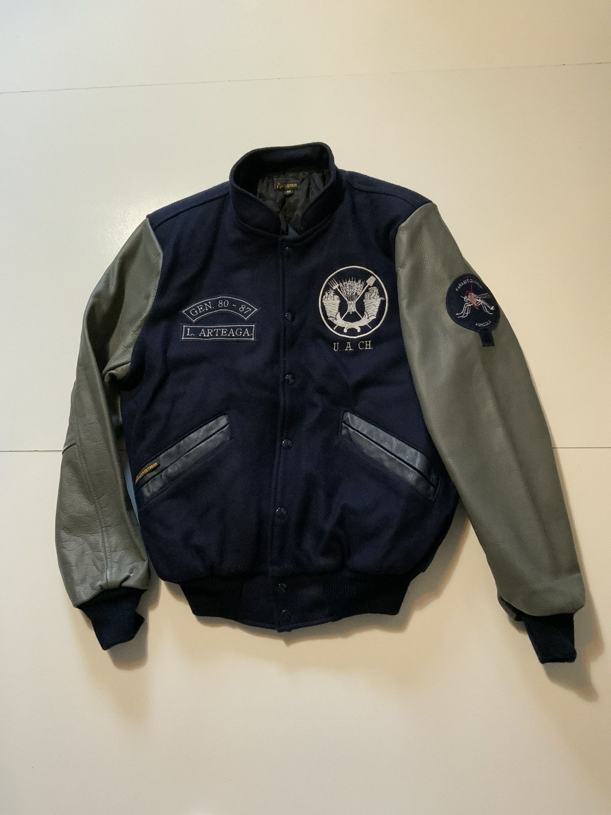 Vintage College Chapingo Agricultural Parasitology Letterman Jacket Size US S / EU 44-46 / 1 - 1 Thumbnail