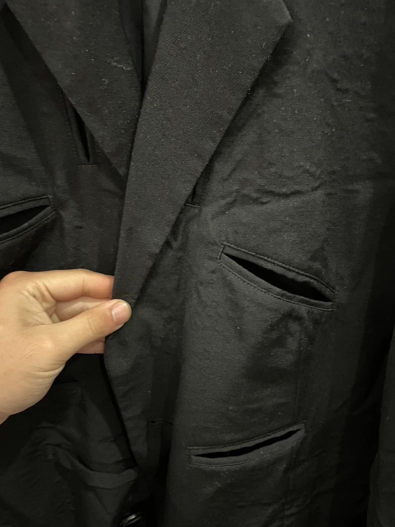 Yohji Yamamoto Yohji Yamamoto 2006 Baroque Long Jacket with Cutout Wounds Size US M / EU 48-50 / 2 - 3 Thumbnail