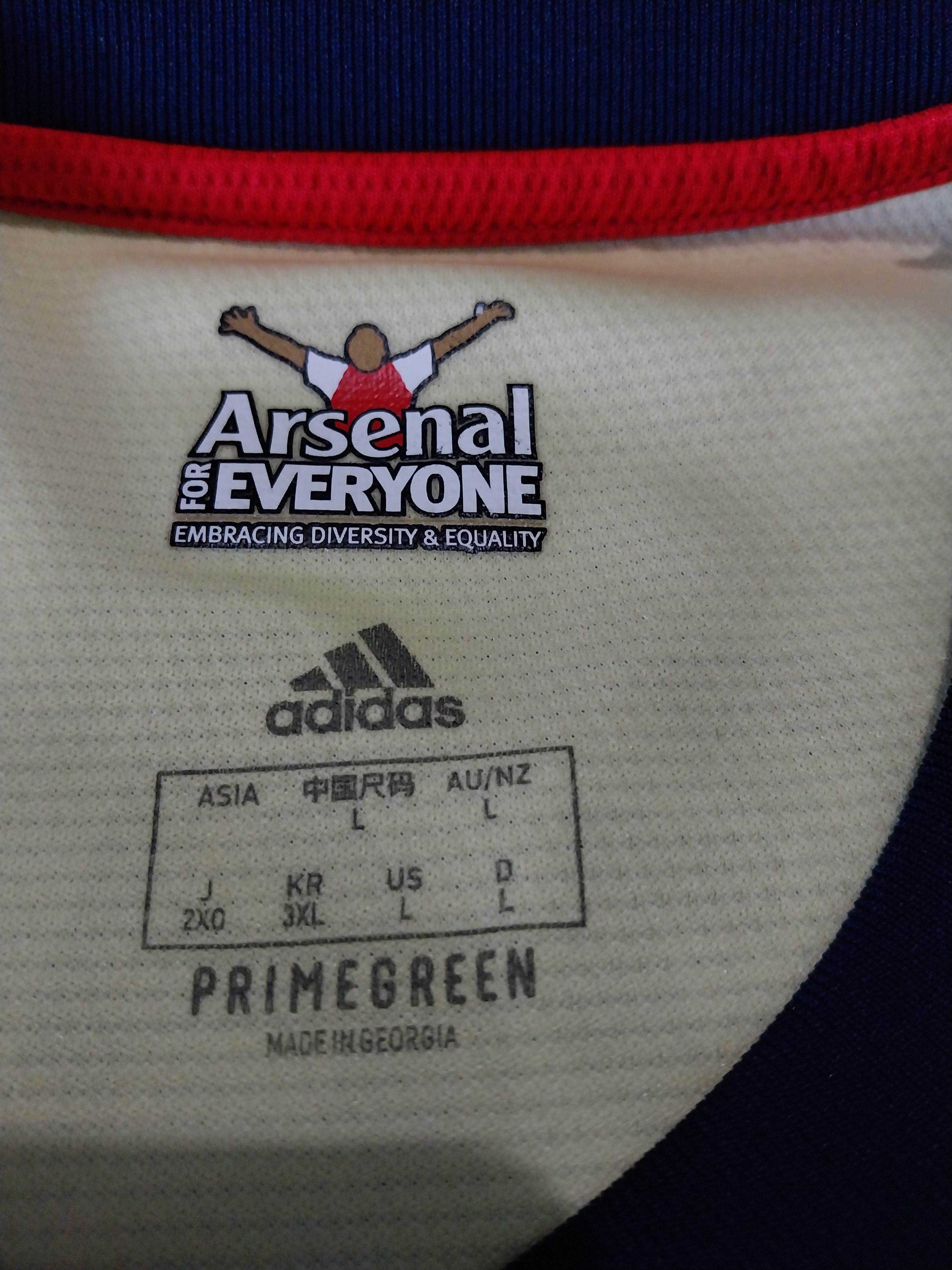 Adidas Arsenal away 2021/2022 ødegaard jersey football Size US L / EU 52-54 / 3 - 3 Thumbnail
