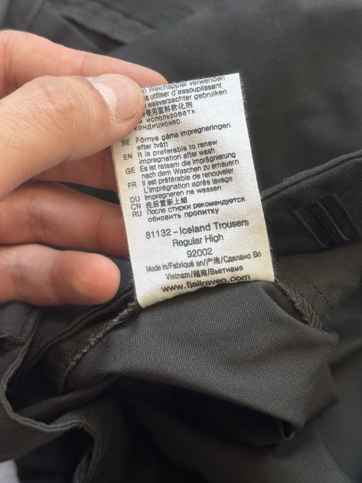 Fjallraven Fjallraven G-1000 Iceland Men's Trousers Regular High Pants Size US 28 / EU 44 - 8 Thumbnail