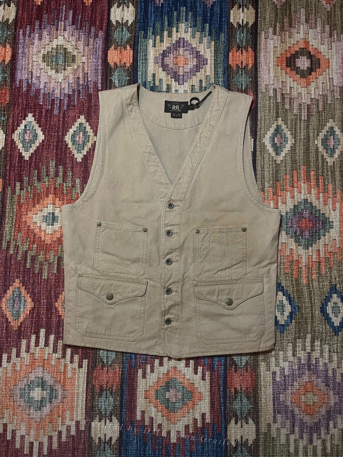 RRL Ralph Lauren RRL Vintage Canvas Work Vest S Size US S / EU 44-46 / 1 - 1 Thumbnail