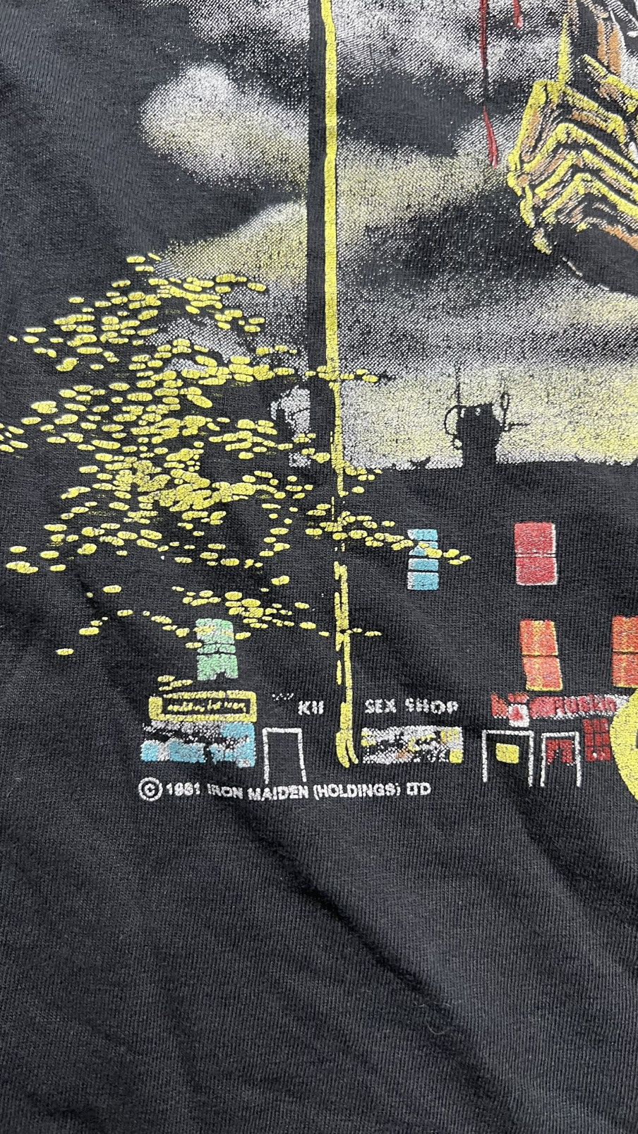 Fruit Of The Loom Iron maiden hodlings LTD Killers 1981 big logo tee Size US L / EU 52-54 / 3 - 3 Thumbnail