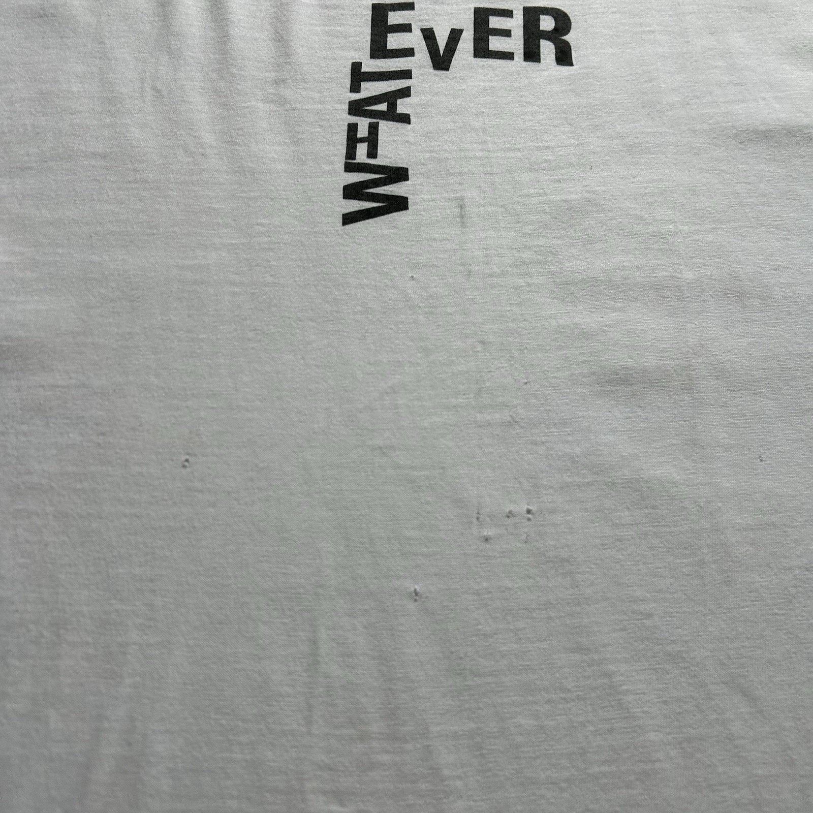 Vintage Vintage 90s Oneita T Shirt XL Whatever Funny Graphic Rare Size US XL / EU 56 / 4 - 3 Thumbnail