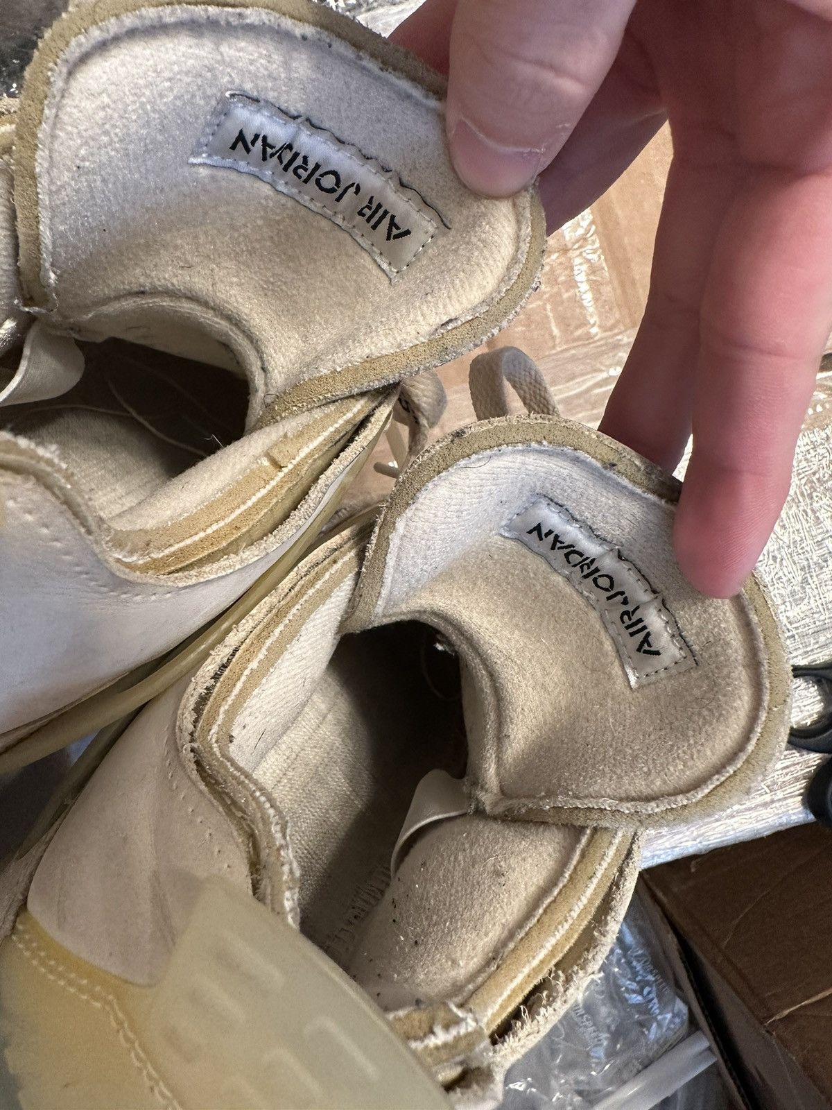 Jordan Brand × Off-White Nike Off-White Air Jordan 4 Retro SP Sail size 8.5m 10w Size US 8.5 / EU 41-42 - 7 Thumbnail