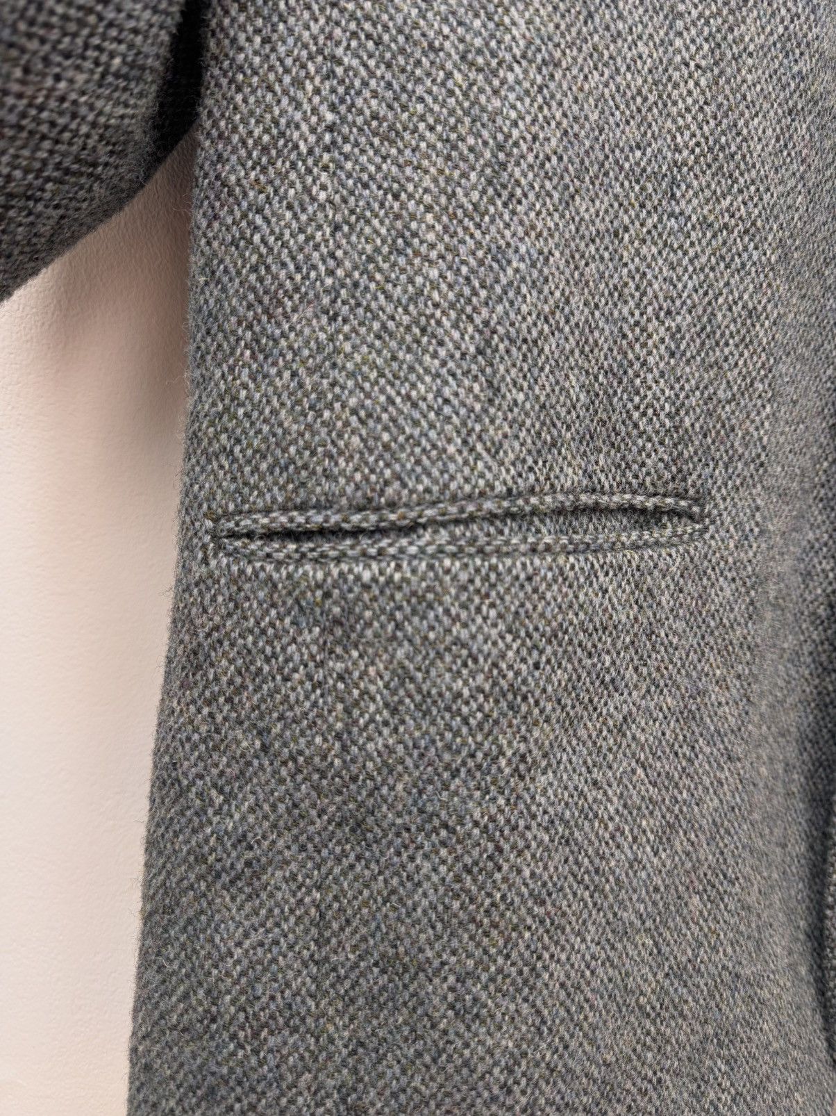 Harris Tweed Harris Tweed Man Wool Blazer Grey Classic Vintage Size 44R Size 44R - 5 Thumbnail