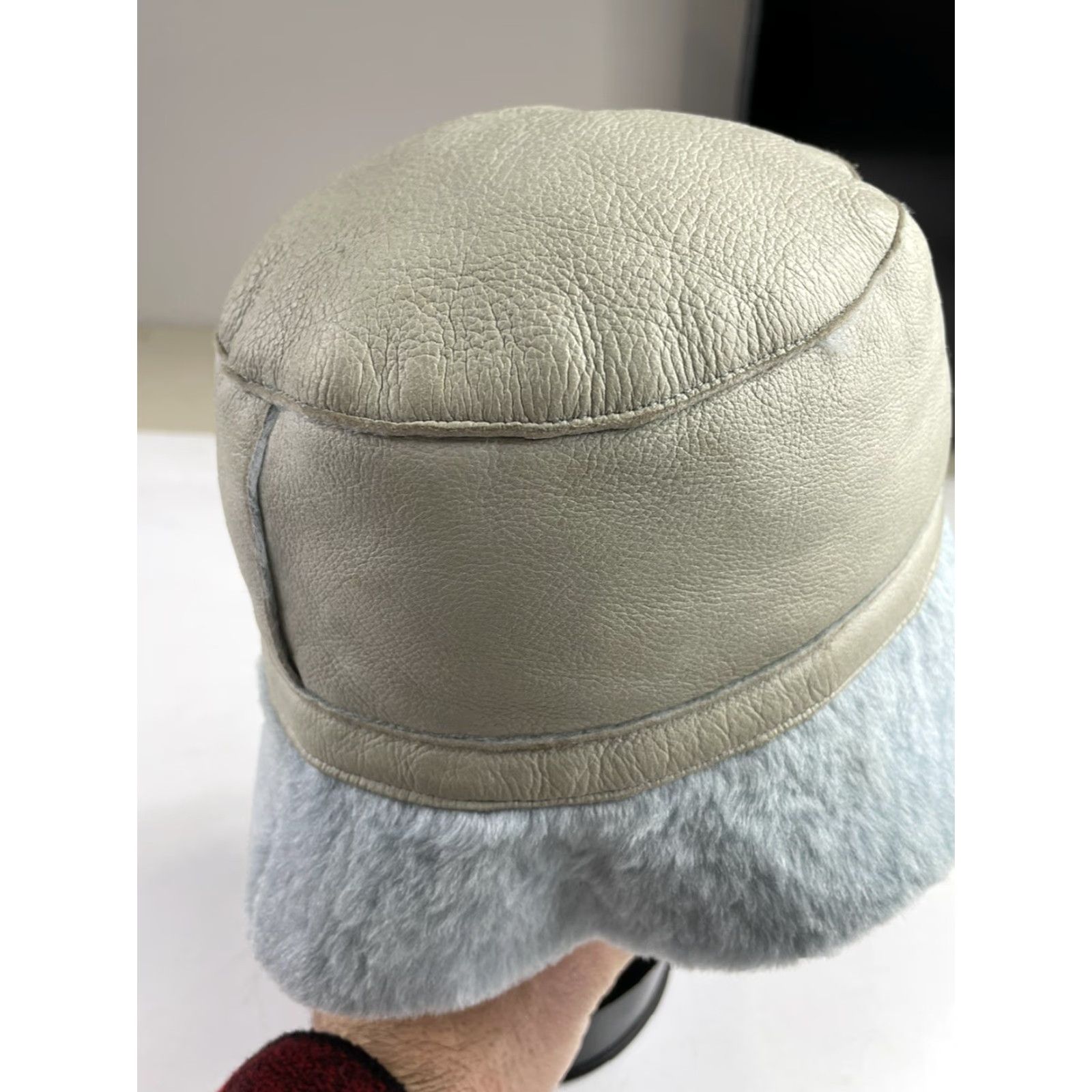 Vintage VINTAGE KARL DONOGHUE Womens lambskin Leather Bucket Hat Cap Size ONE SIZE - 4 Thumbnail
