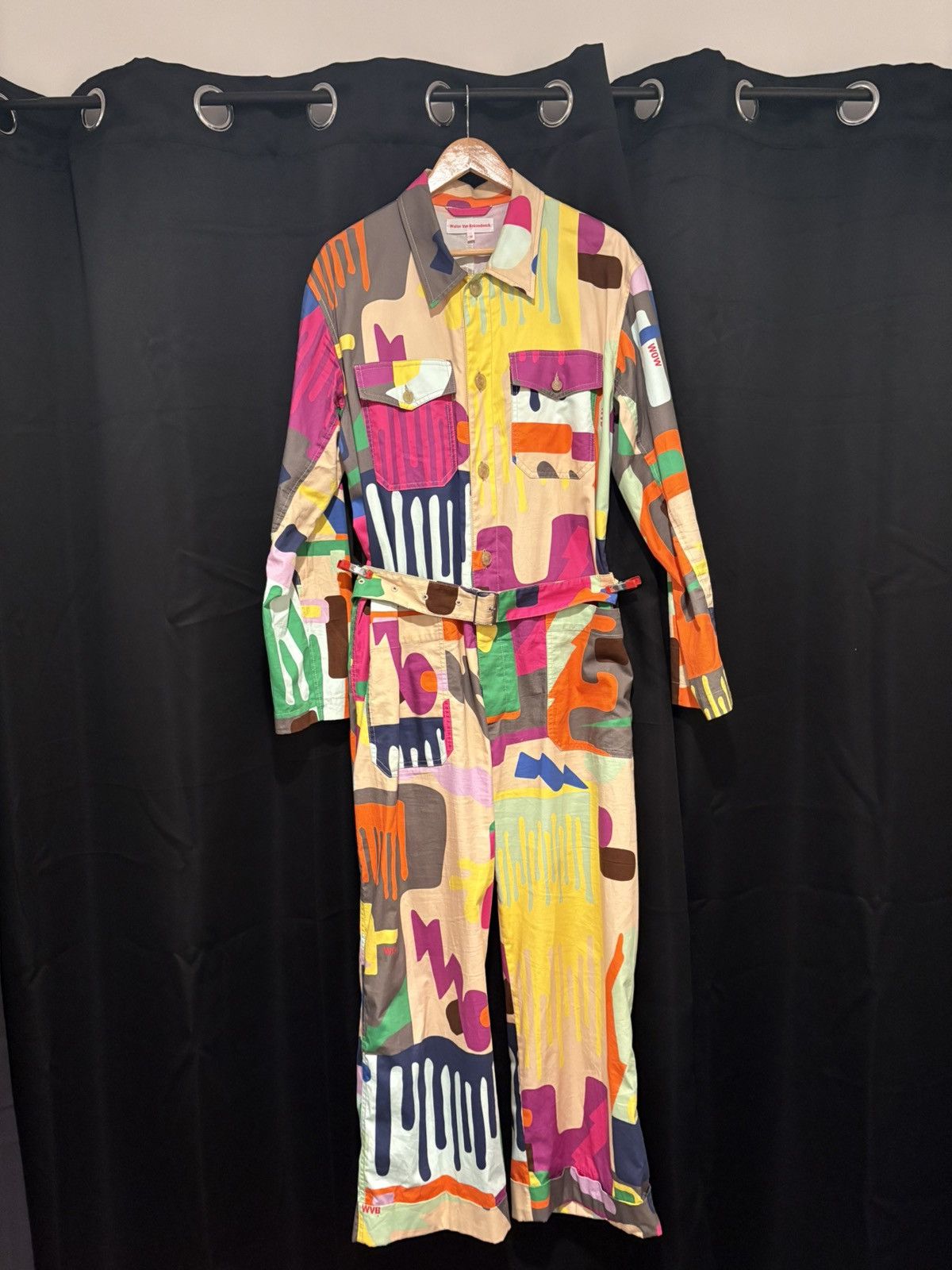 Walter Van Beirendonck Walter Van Beirendonck AW19 Drip Monster Overalls Jumpsuit Size US 36 / EU 52 - 1 Thumbnail