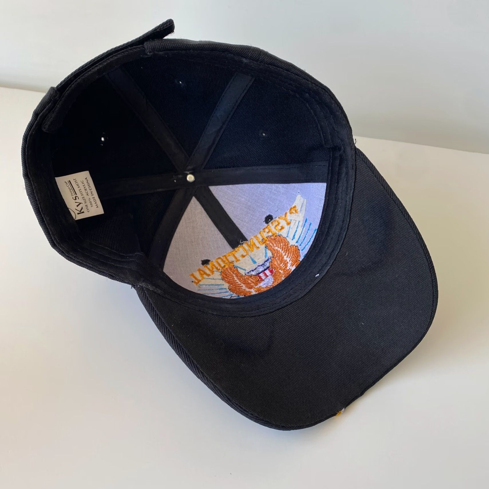 Vintage KYS Cap Hat One Size Black Dad Eagle Dysfunctional Veteran Strapback Leave Me Alone Size ONE SIZE - 6 Thumbnail