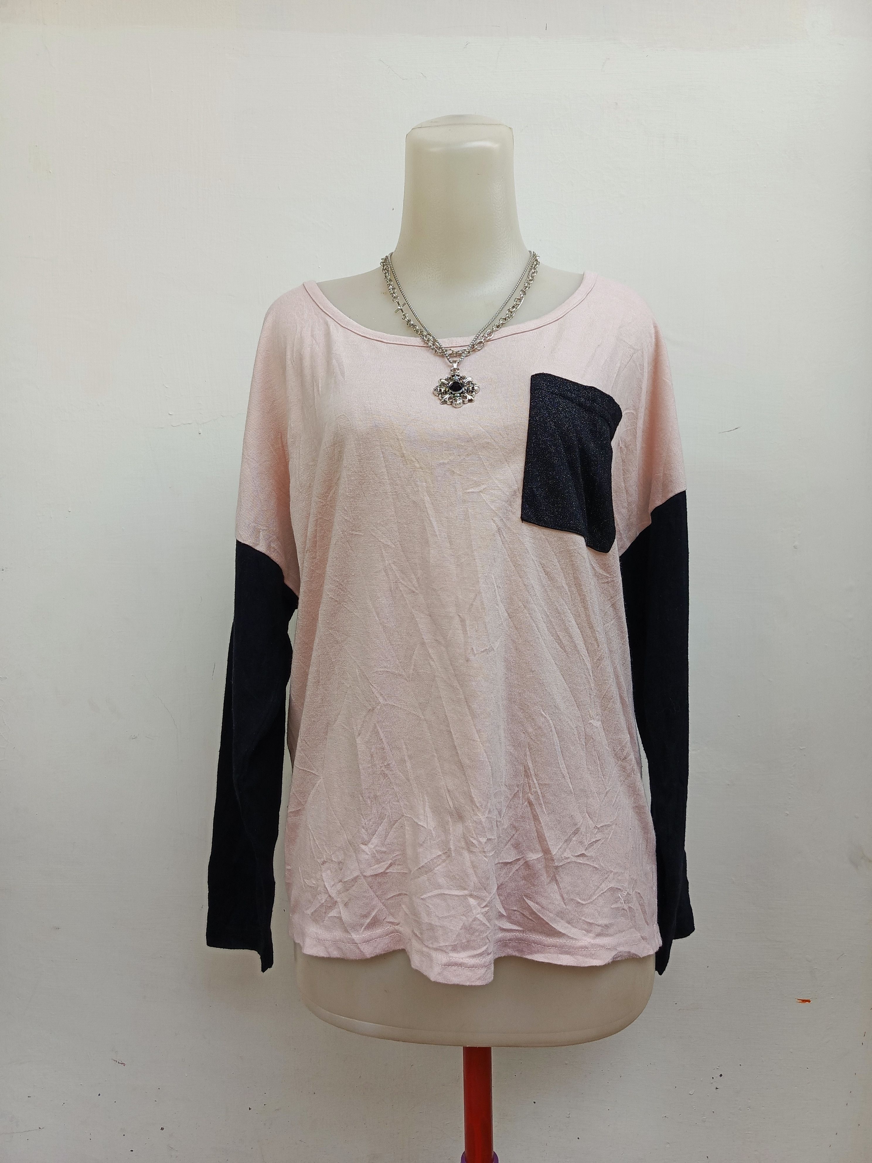 Japanese Brand Sureve Long Sleeve Tee Bold Cross Design Size M / US 6-8 / IT 42-44 - 1 Thumbnail