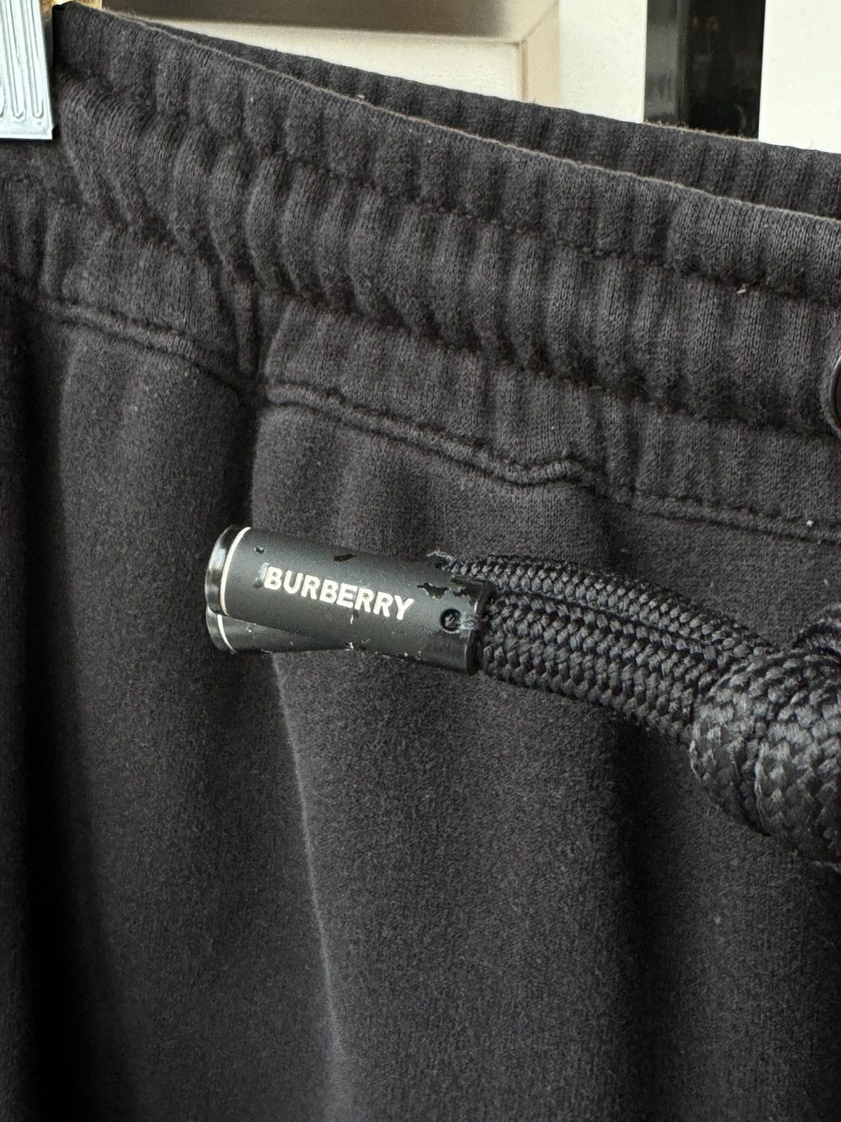 Burberry Burberry England Logo Black Sweatpants - Size Small Size US 32 / EU 48 - 4 Thumbnail