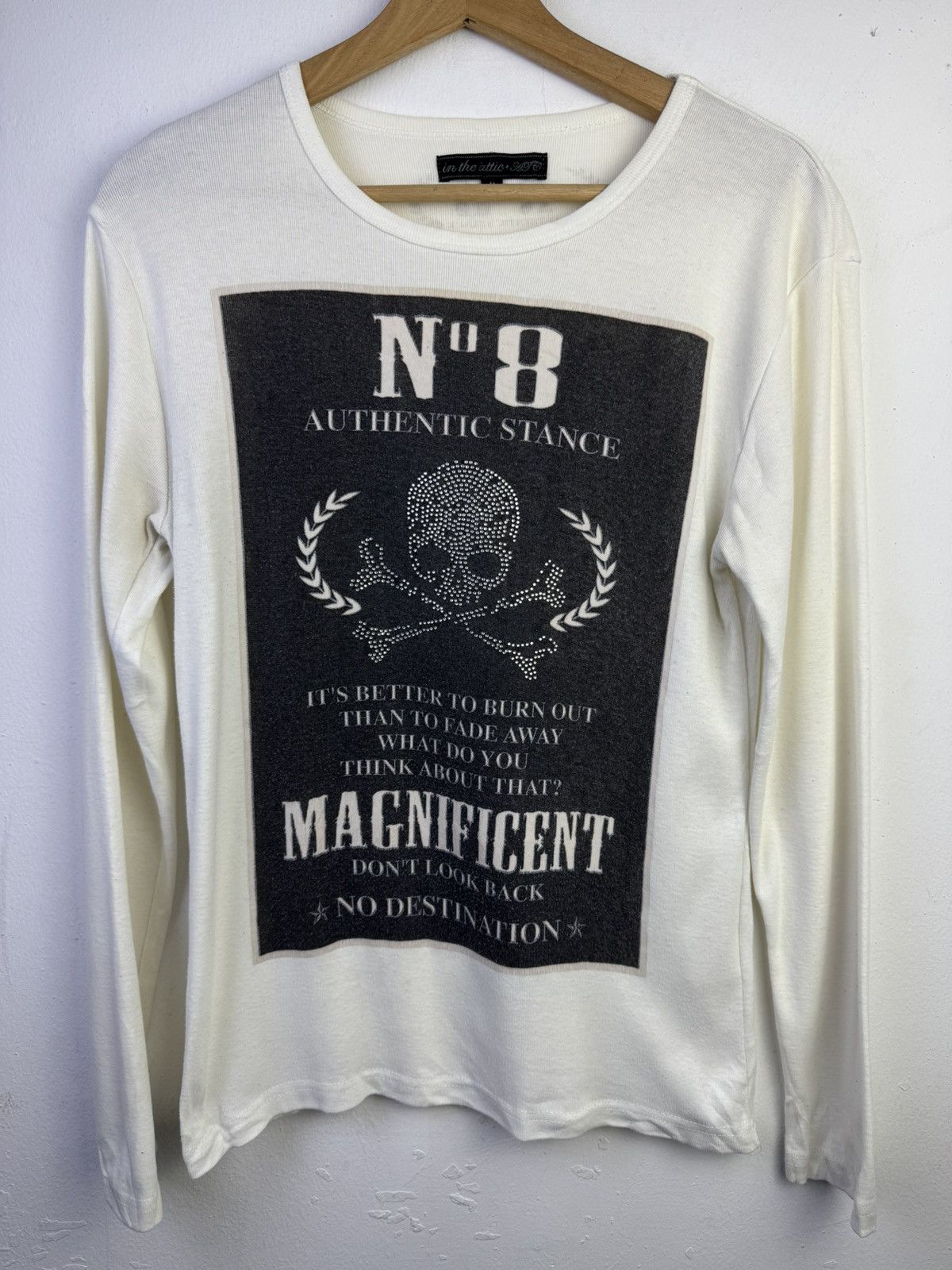 In The Attic in the attic N°8 Authentic Stance long-sleeve graphic tshirt Size M / US 6-8 / IT 42-44 - 1 Thumbnail