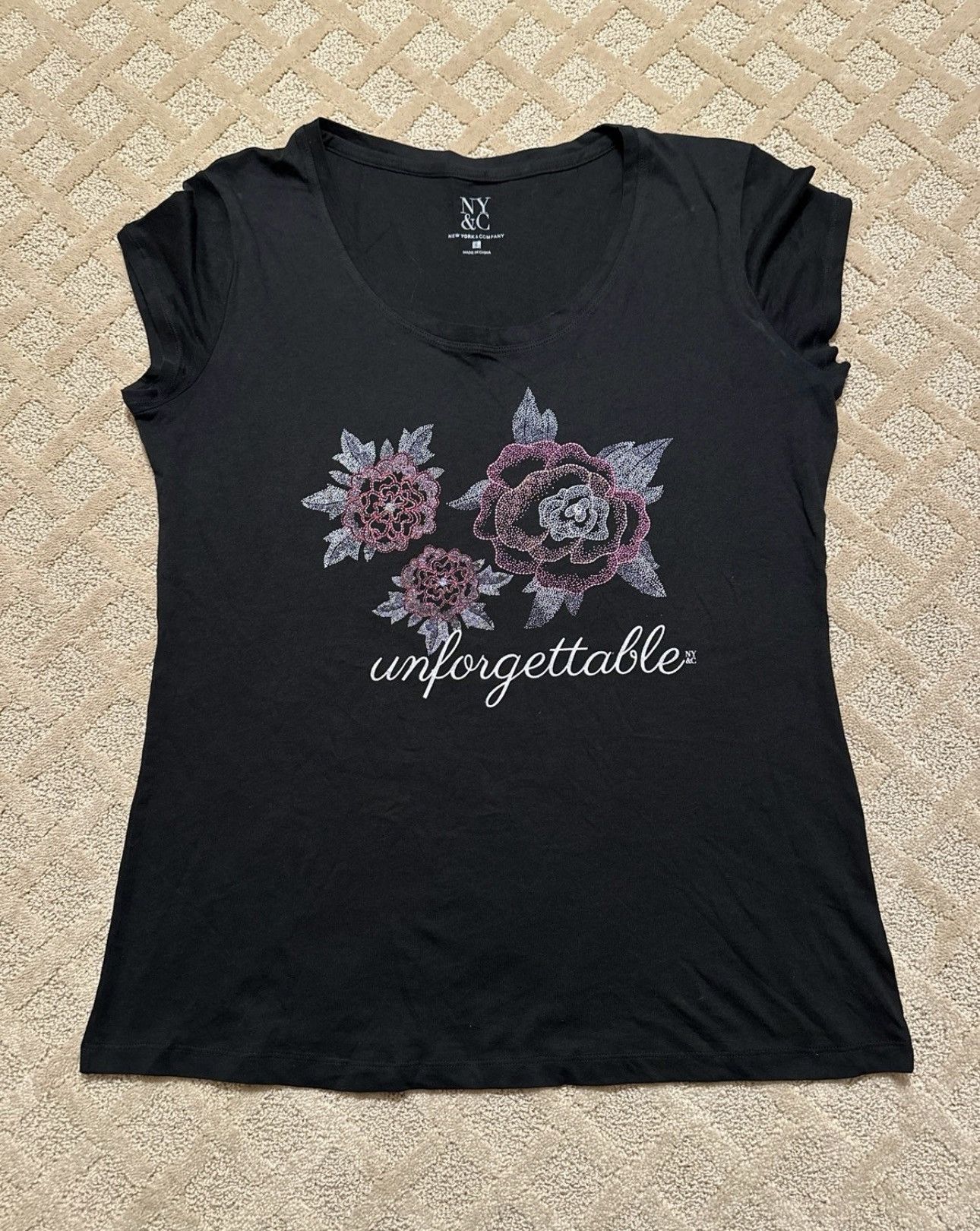 Other New York & Company Womens T Shirt Size L / US 10 / IT 46 - 1 Thumbnail