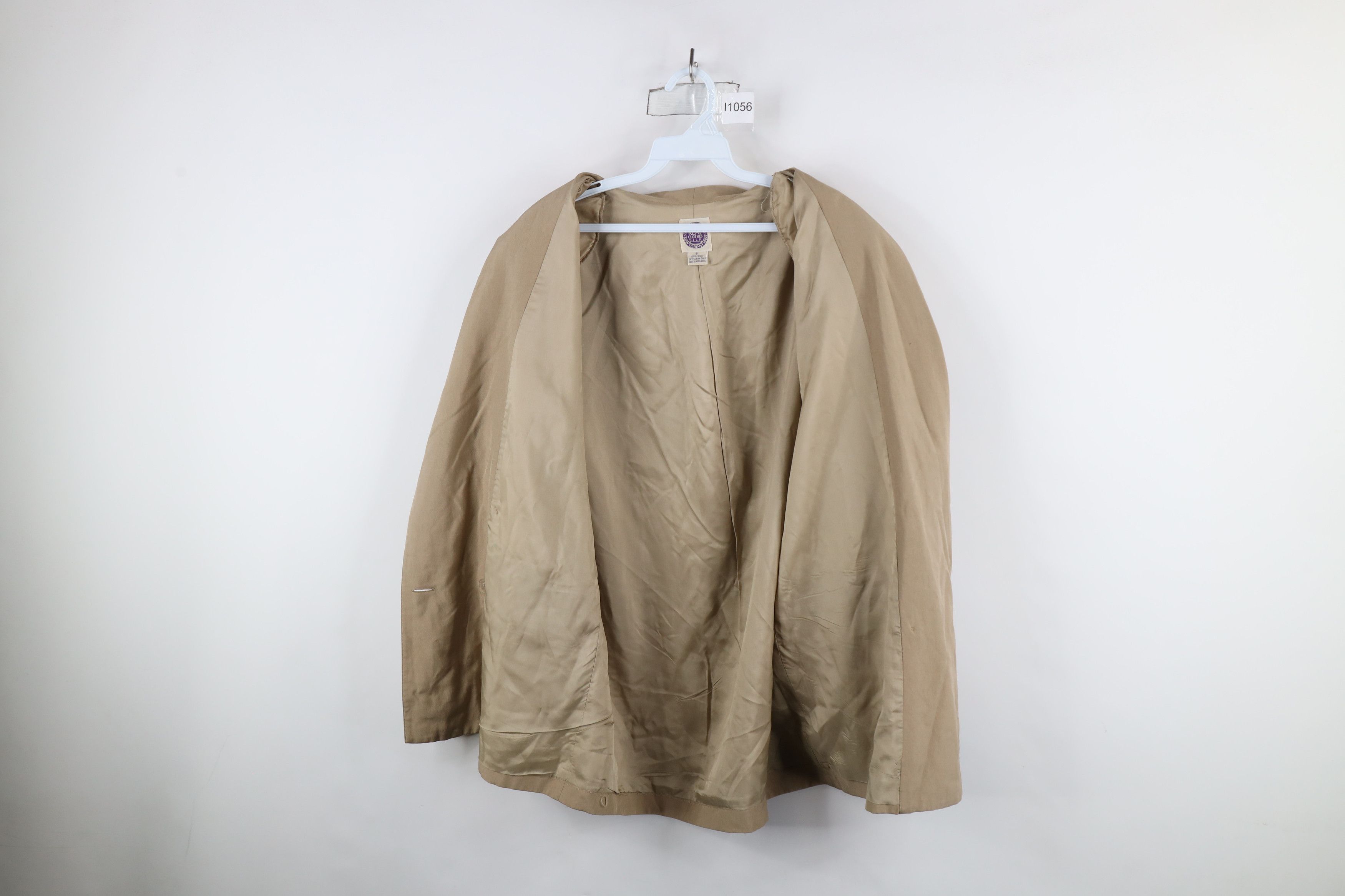 Vintage Vintage 90s Streetwear Silk Double Breasted Blazer Jacket Size S / US 4 / IT 40 - 10 Thumbnail