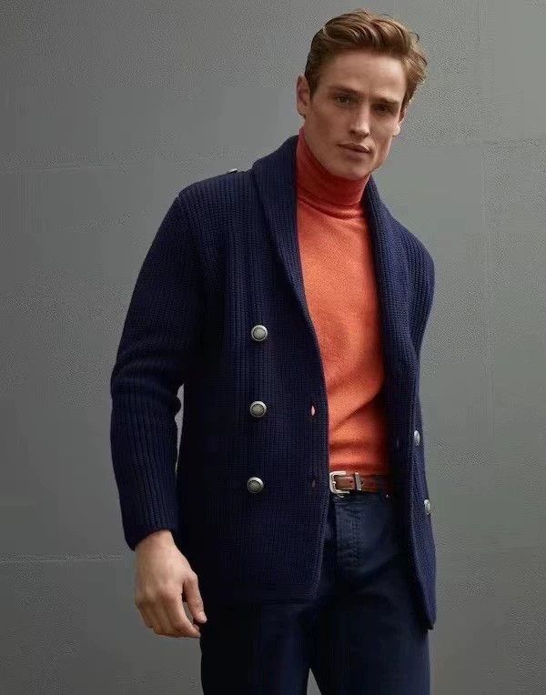 Brunello Cucinelli BC Cashmere Wool Silk English Rib Knit Sweater Size US M / EU 48-50 / 2 - 3 Thumbnail