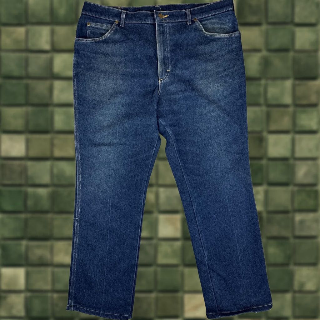 Lee VINTAGE Lee Jeans USA Made Union Made Denim 38x30 Faded Workwear Men Size US 38 / EU 54 - 1 Thumbnail