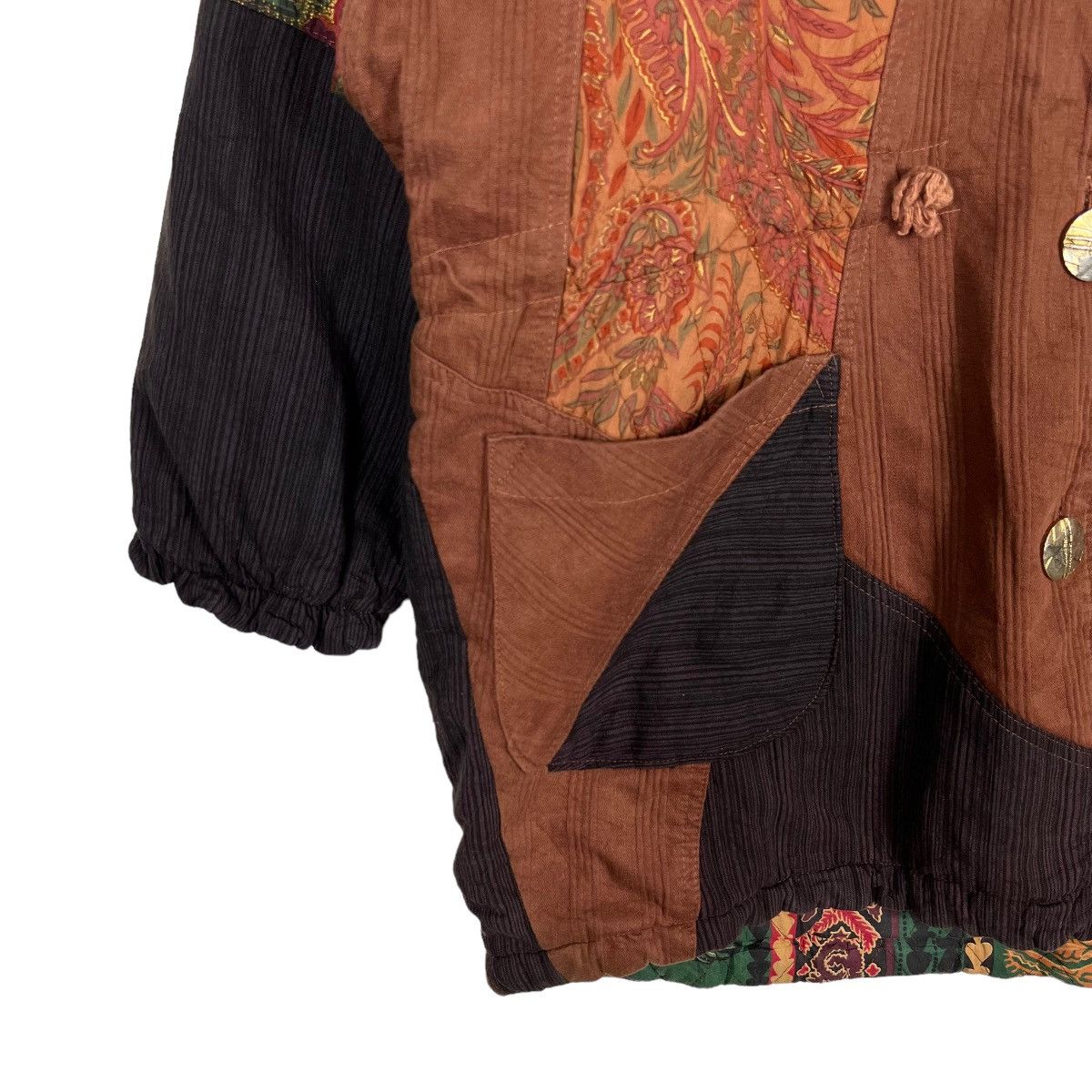 Japanese Brand 🔥 60s RARE VINTAGE INDIGO PATCHWORK JACKET Size US M / EU 48-50 / 2 - 4 Thumbnail
