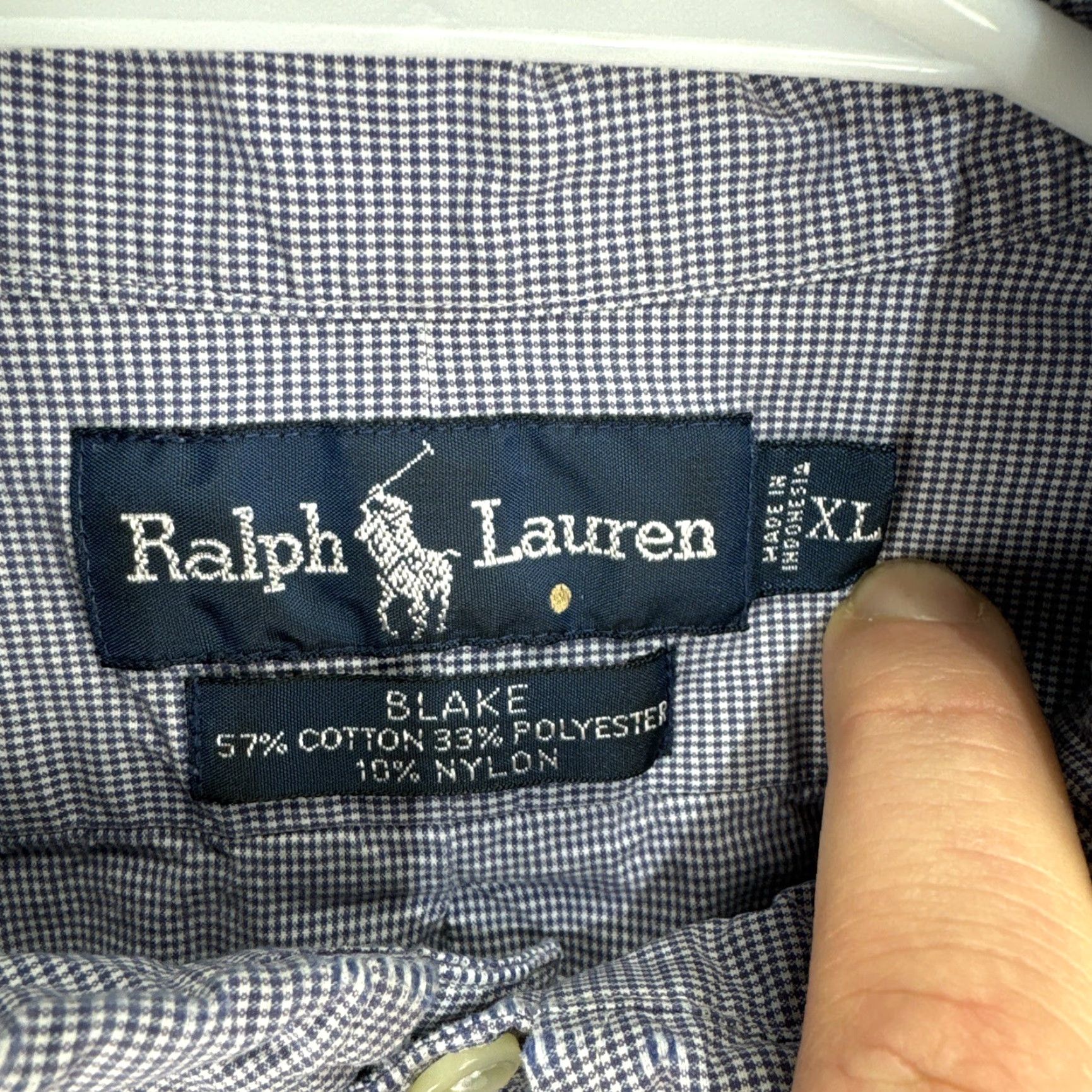 Polo Ralph Lauren Polo Ralph Lauren Shirt Mens XL Long Sleeve Lightweight Blue Nylon Pony Blake Size US XL / EU 56 / 4 - 2 Thumbnail