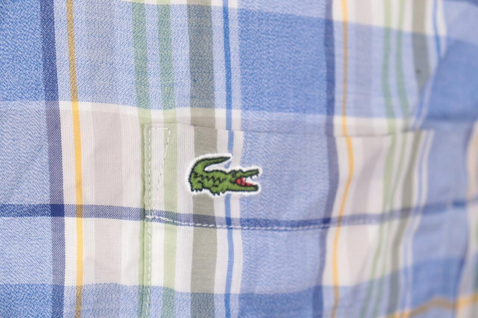 Lacoste Lacoste Regular Fit Multicolor Check Shirt Size 45 / XL-2XL Size US XXL / EU 58 / 5 - 3 Thumbnail