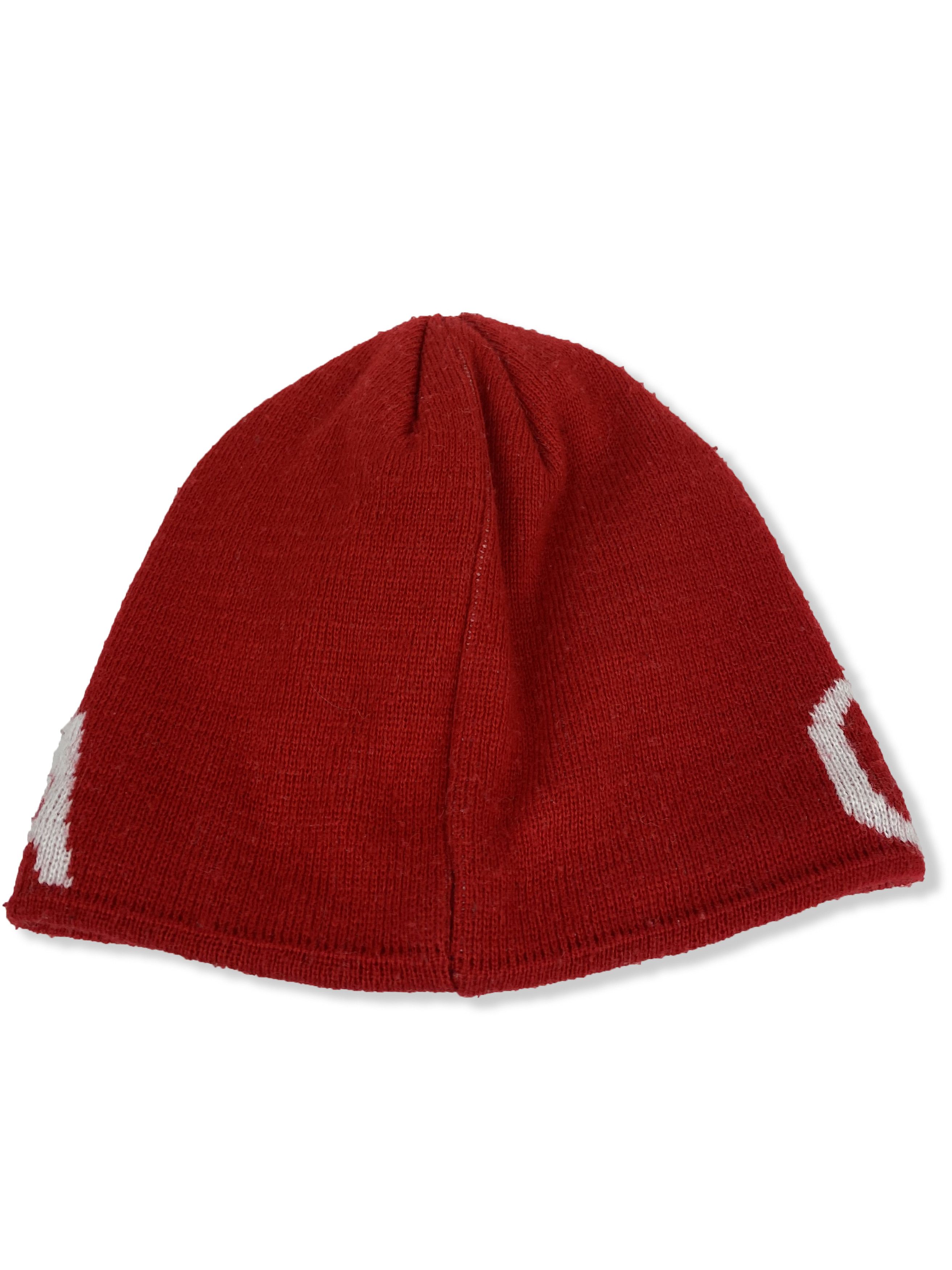 Vintage Vintage CANADA Big Logo Red Winter Warm Hat M Size ONE SIZE - 4 Thumbnail