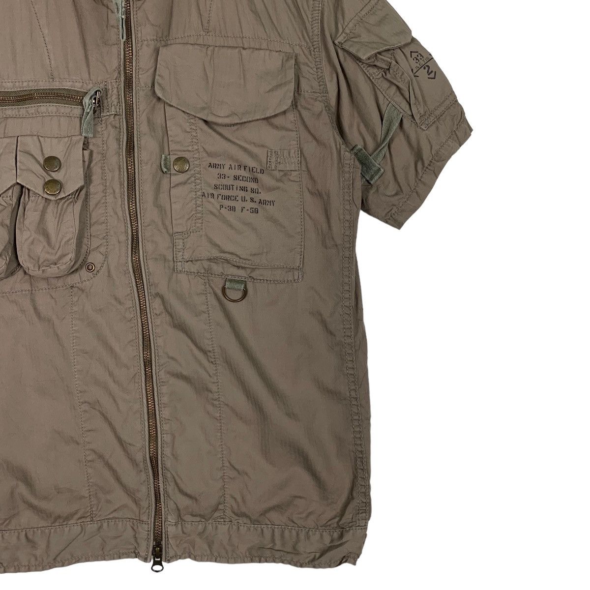 Avirex AVIREX Army Air Field Short Sleeve Zipper Jacket #0103-C6 Size US M / EU 48-50 / 2 - 5 Thumbnail