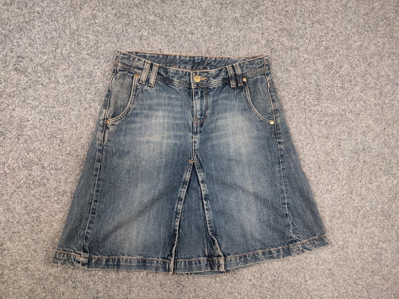 Levi's Vintage Levi's Y2K Style A-Line Deconstructed Denim Skirt Size 29" - 5 Thumbnail