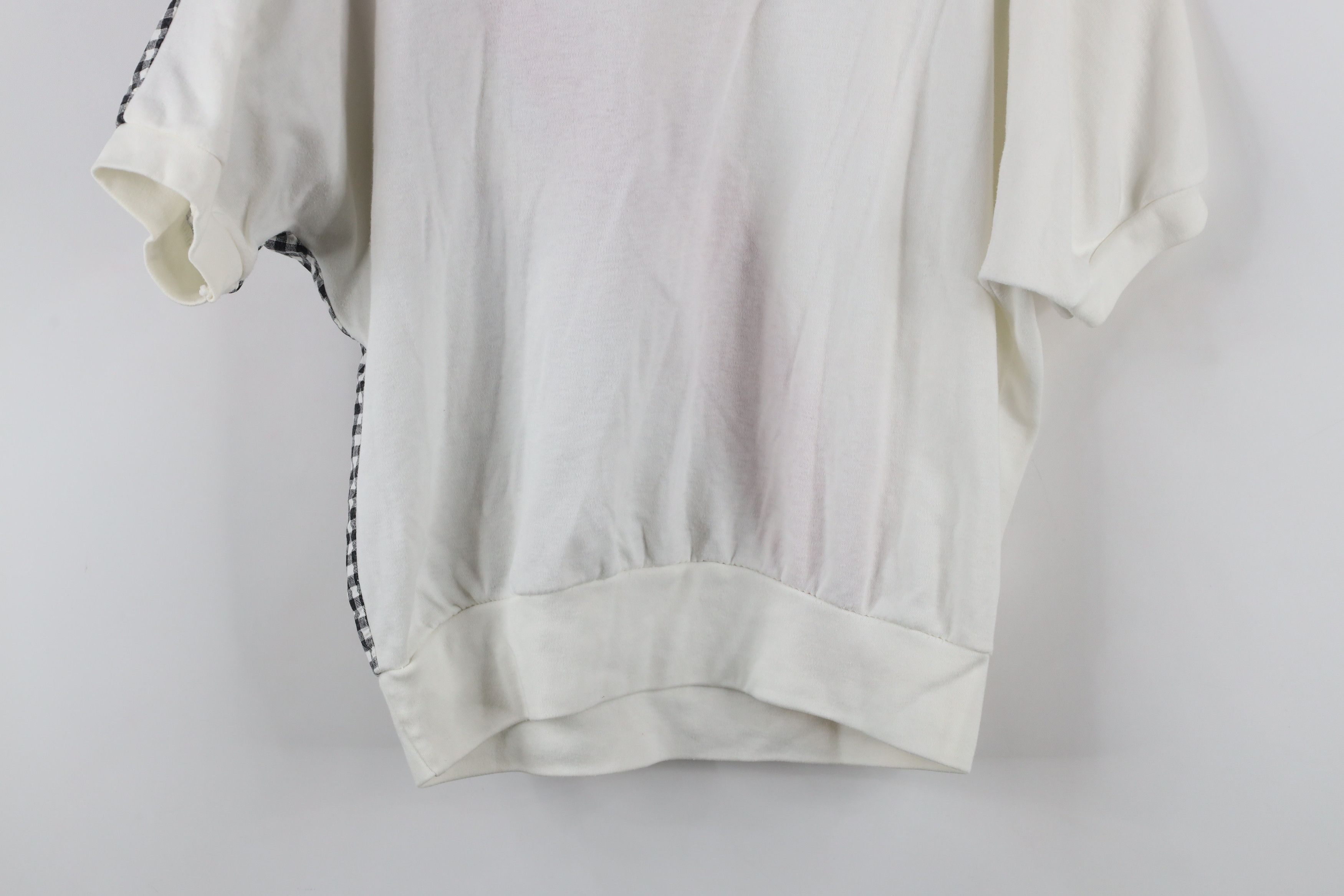 Vintage Vintage 80s 90s Streetwear Flower Pullover T-Shirt USA Size L / US 10 / IT 46 - 11 Thumbnail
