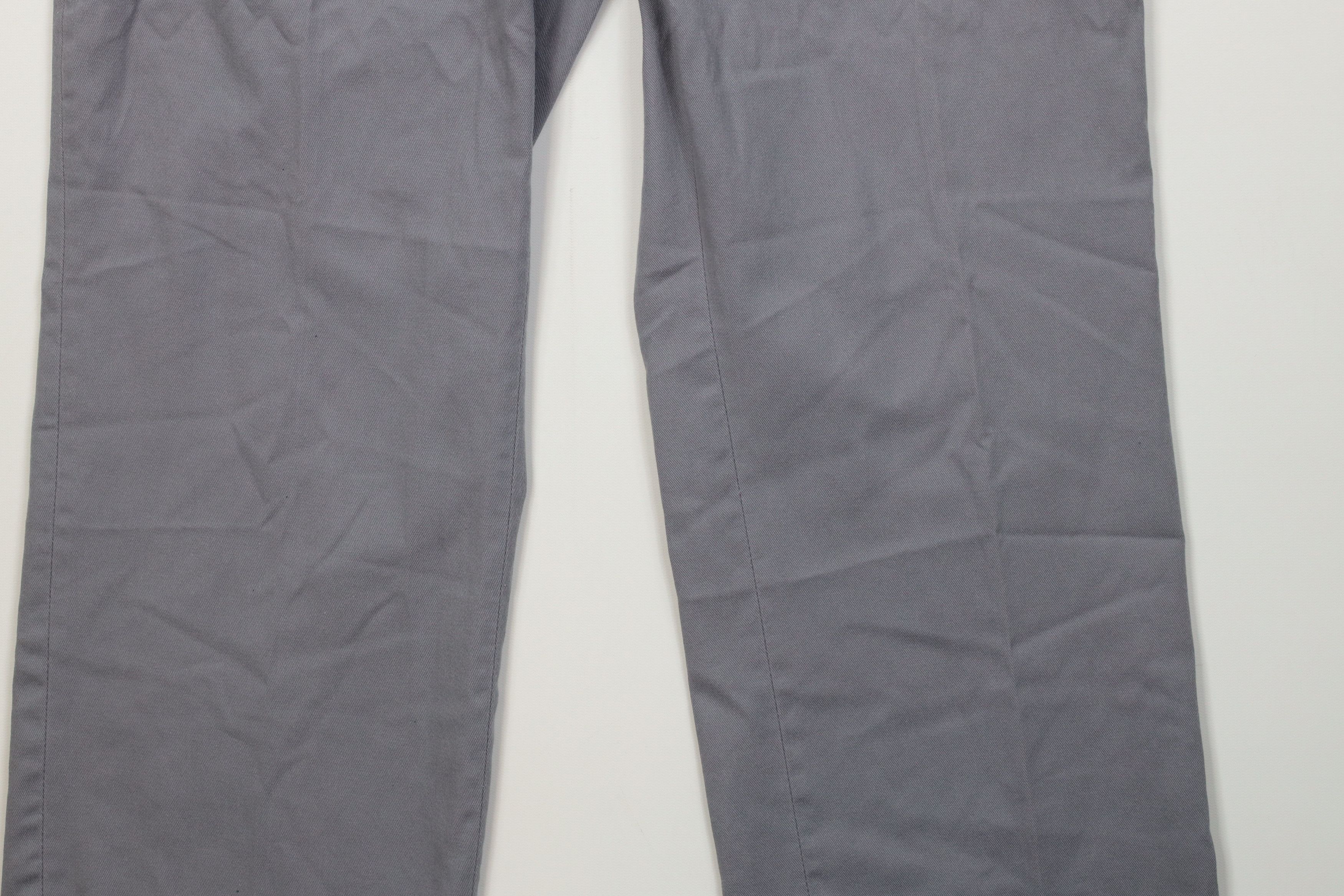 Vintage Vintage 70s Streetwear Wide Leg Chino Pants Trousers Gray Size US 34 / EU 50 - 4 Thumbnail