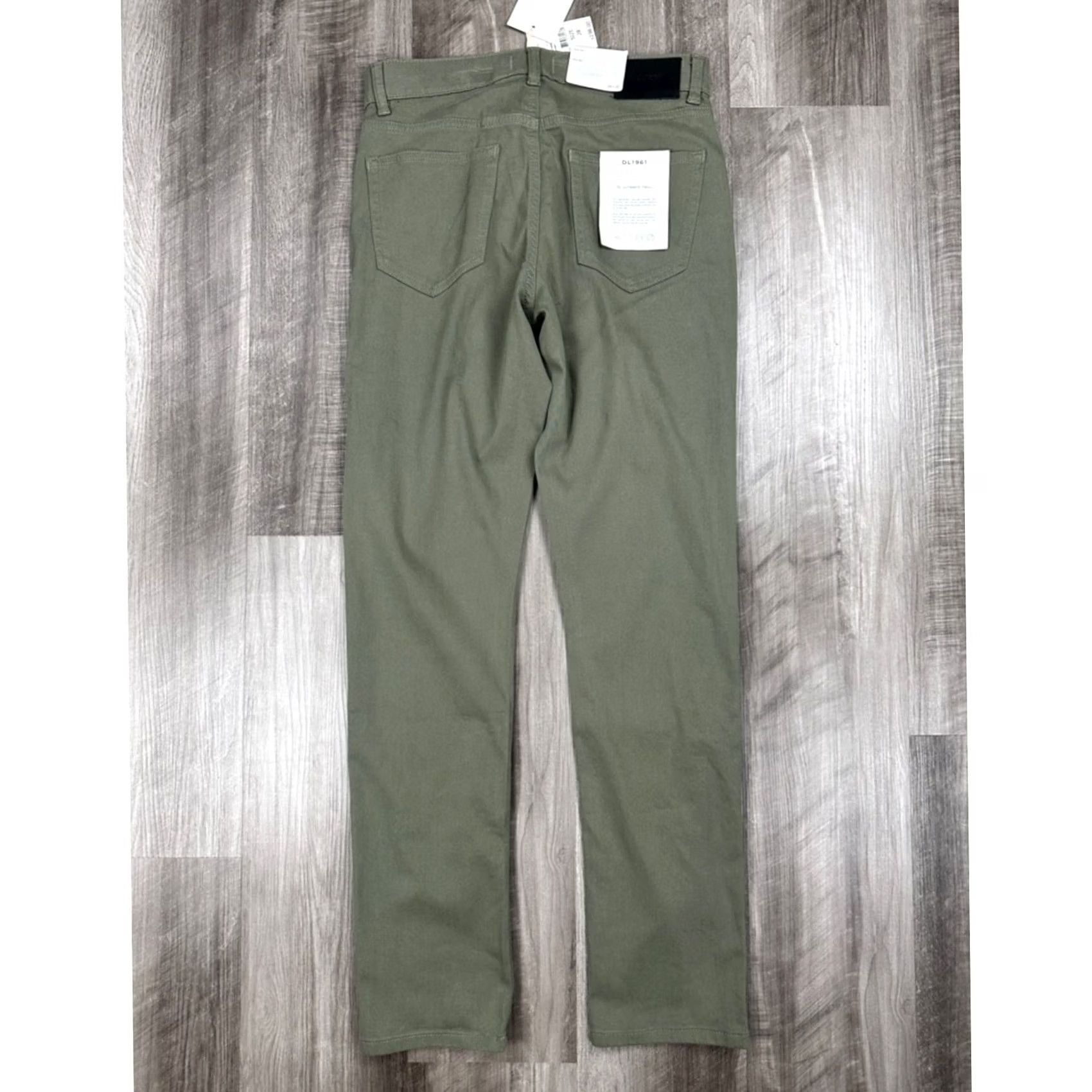 DL1961 DL1961 Nick Slim Fit Belfast Ultimate Twill Chino Jeans - 28x32 Green Men 28 Regular Straight NWT Size US 28 / EU 44 - 2 Thumbnail