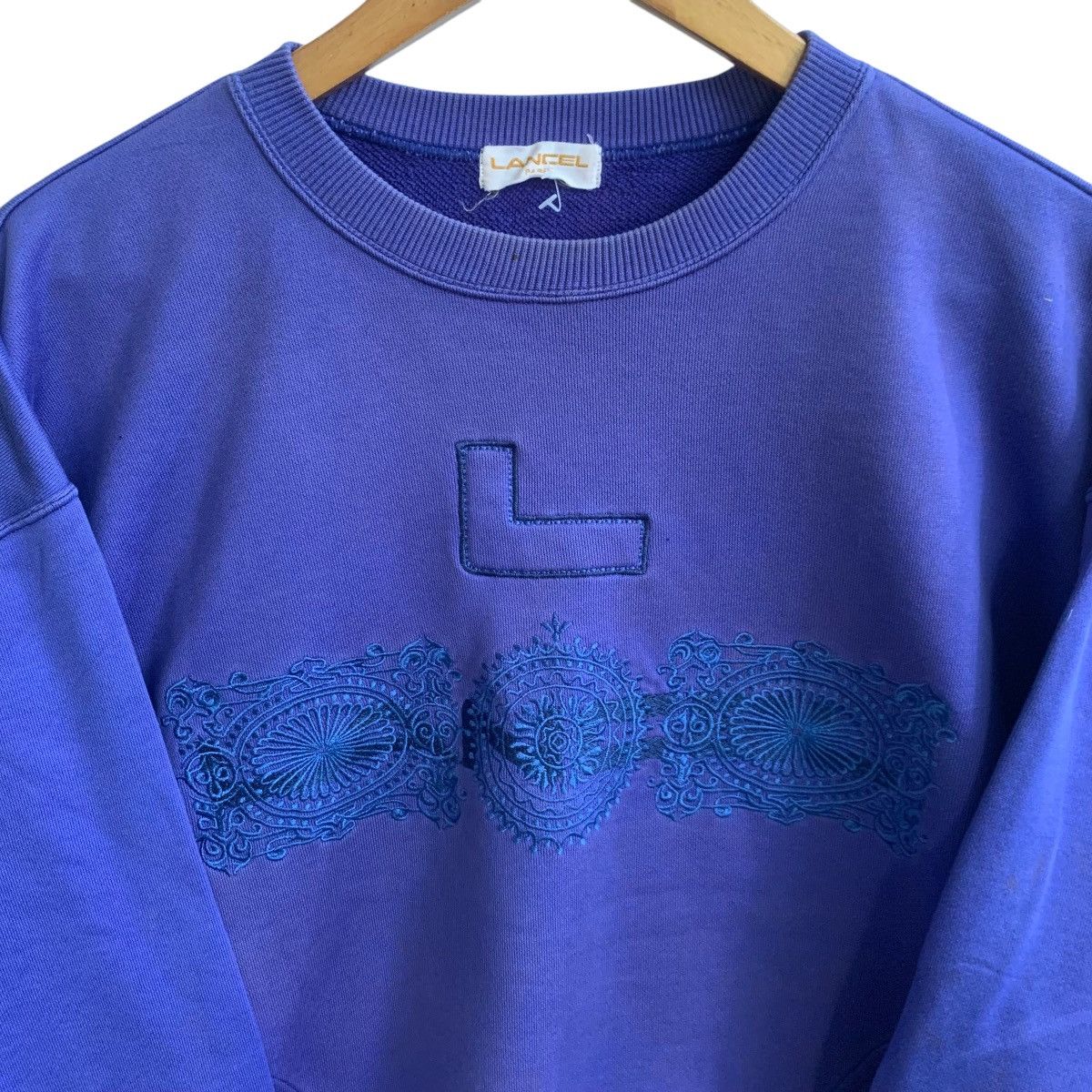 Lancel × Vintage Vintage Lancel Sweatshirt Italy Designer Brand Large Size US L / EU 52-54 / 3 - 2 Thumbnail