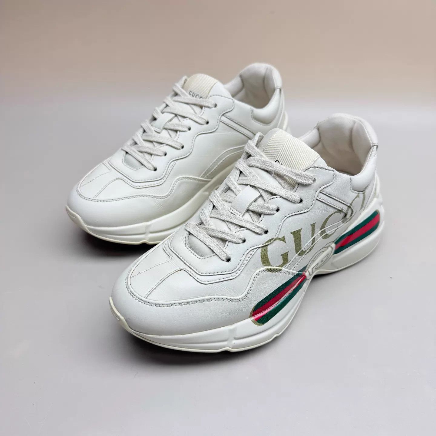 Gucci GUCCI Belt-Printed Dad Sneakers 35 99 New Size US 4.5 / IT 34.5 - 1 Thumbnail