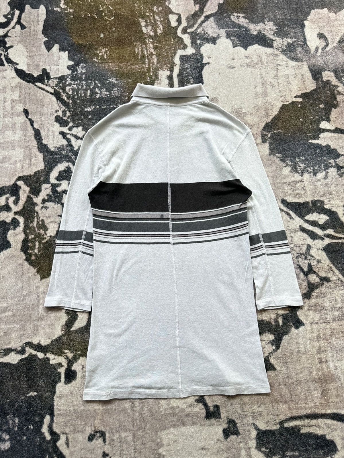 Attachment 2000s Attachment Japan striped polo quarter sleeve Size US M / EU 48-50 / 2 - 2 Thumbnail