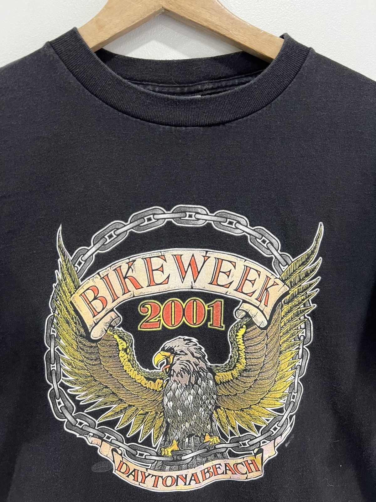 Vintage Vintage 2001 Bike Week Tee Shirt sturgis eagle Size US L / EU 52-54 / 3 - 2 Thumbnail