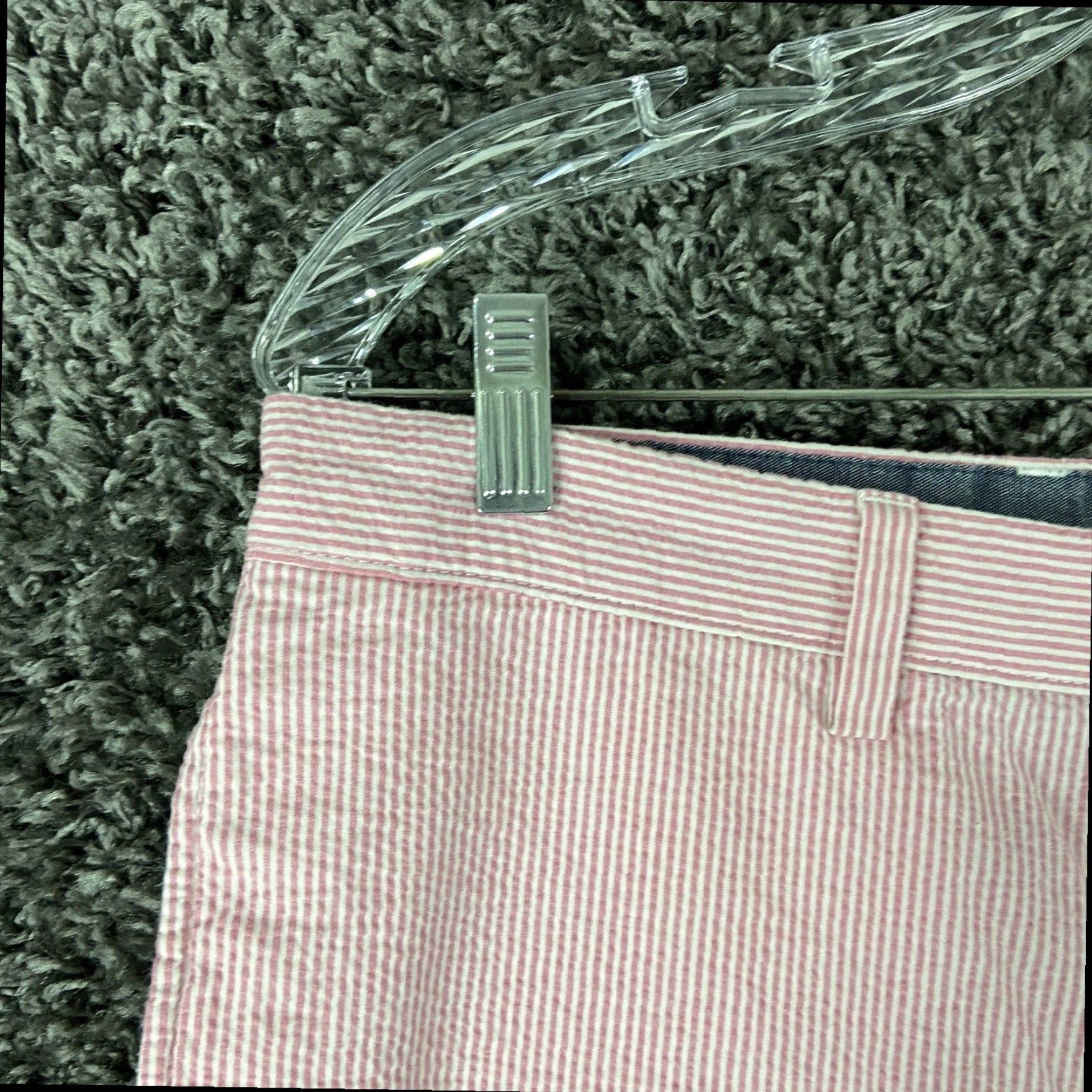 Banana Republic Banana Republic Striped Chino Shorts Pink Men's 34 Size US 34 / EU 50 - 3 Thumbnail